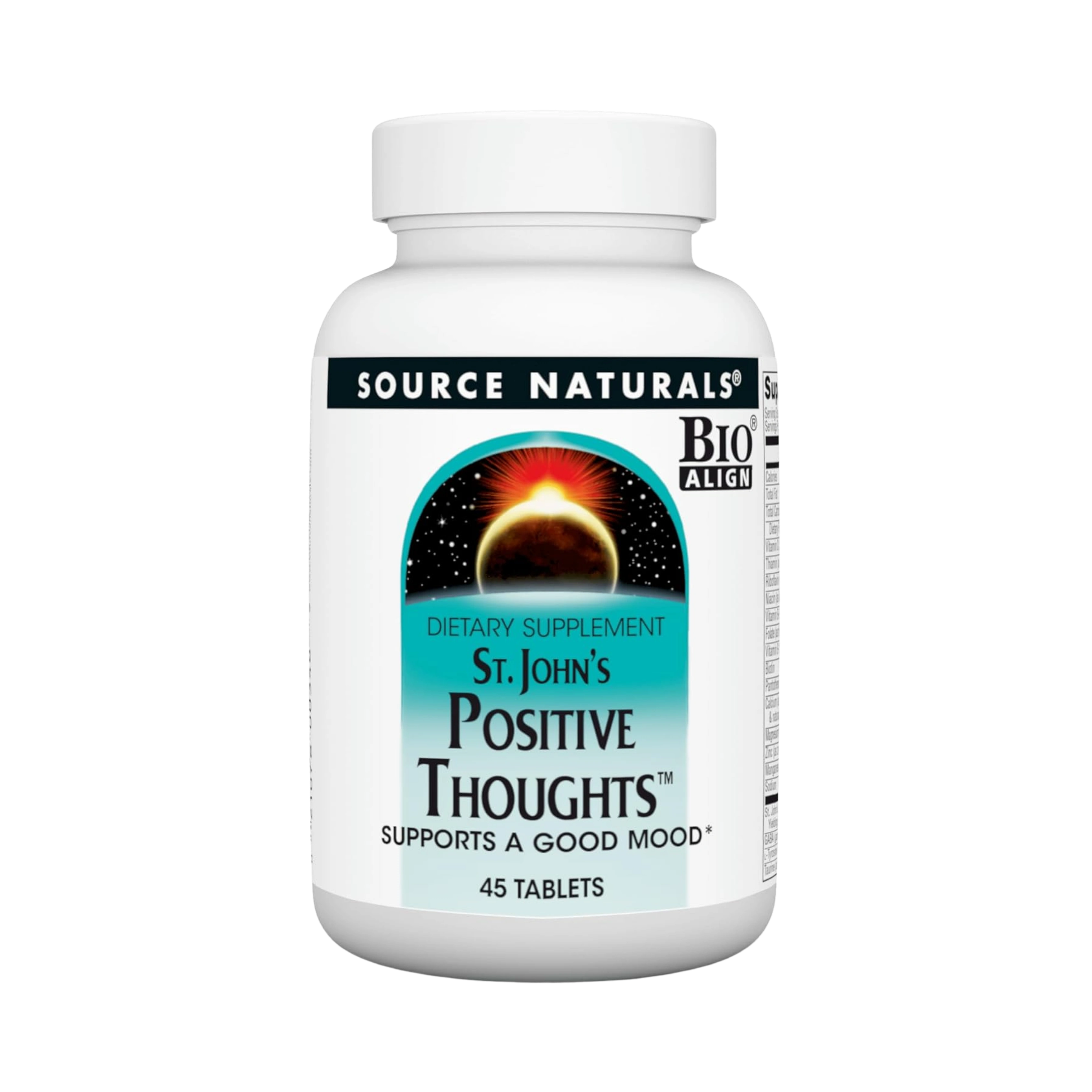 Source Naturals, St. John's Positive Thoughts, 45 Tablets