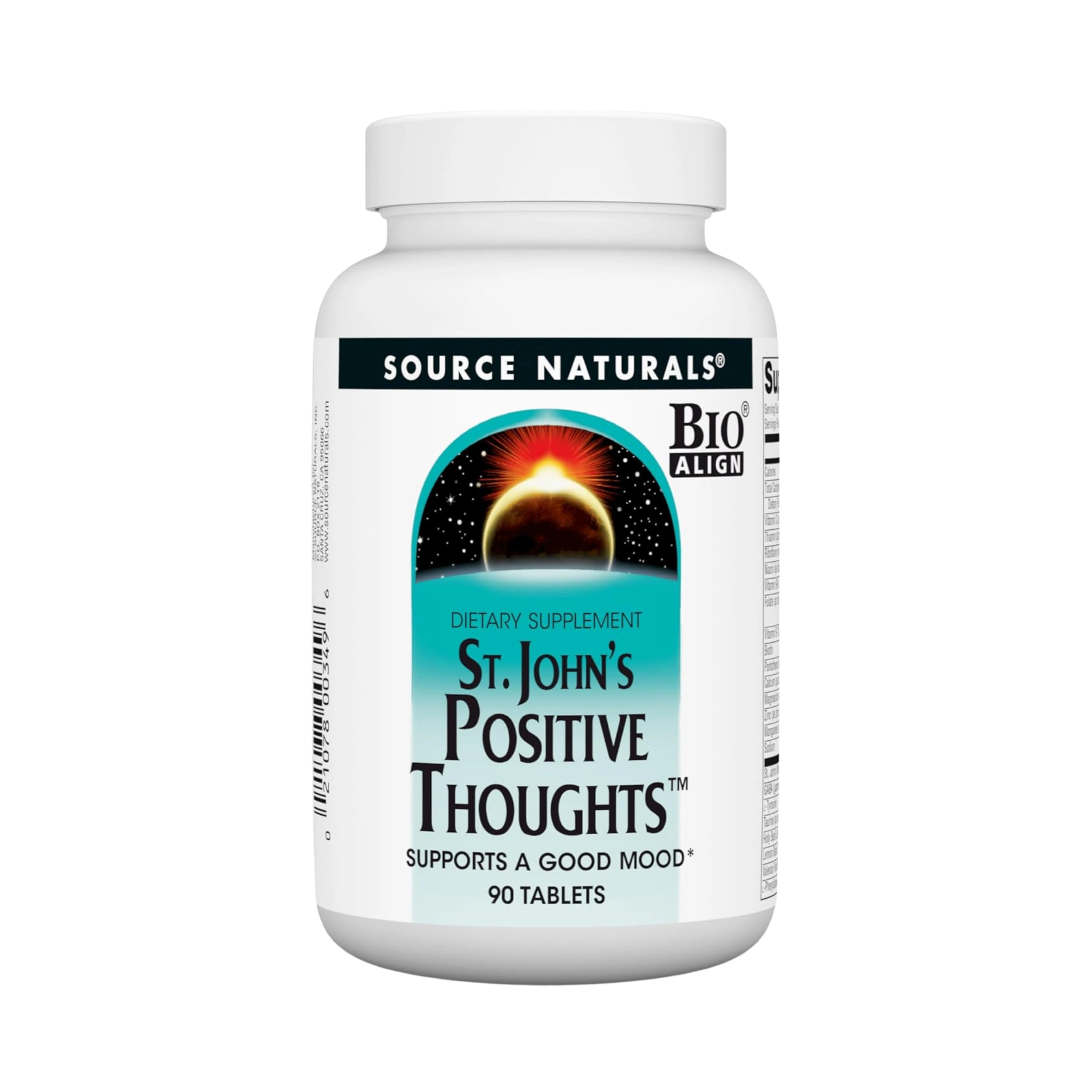 Source Naturals, St. John's Positive Thoughts, 90 Tablets