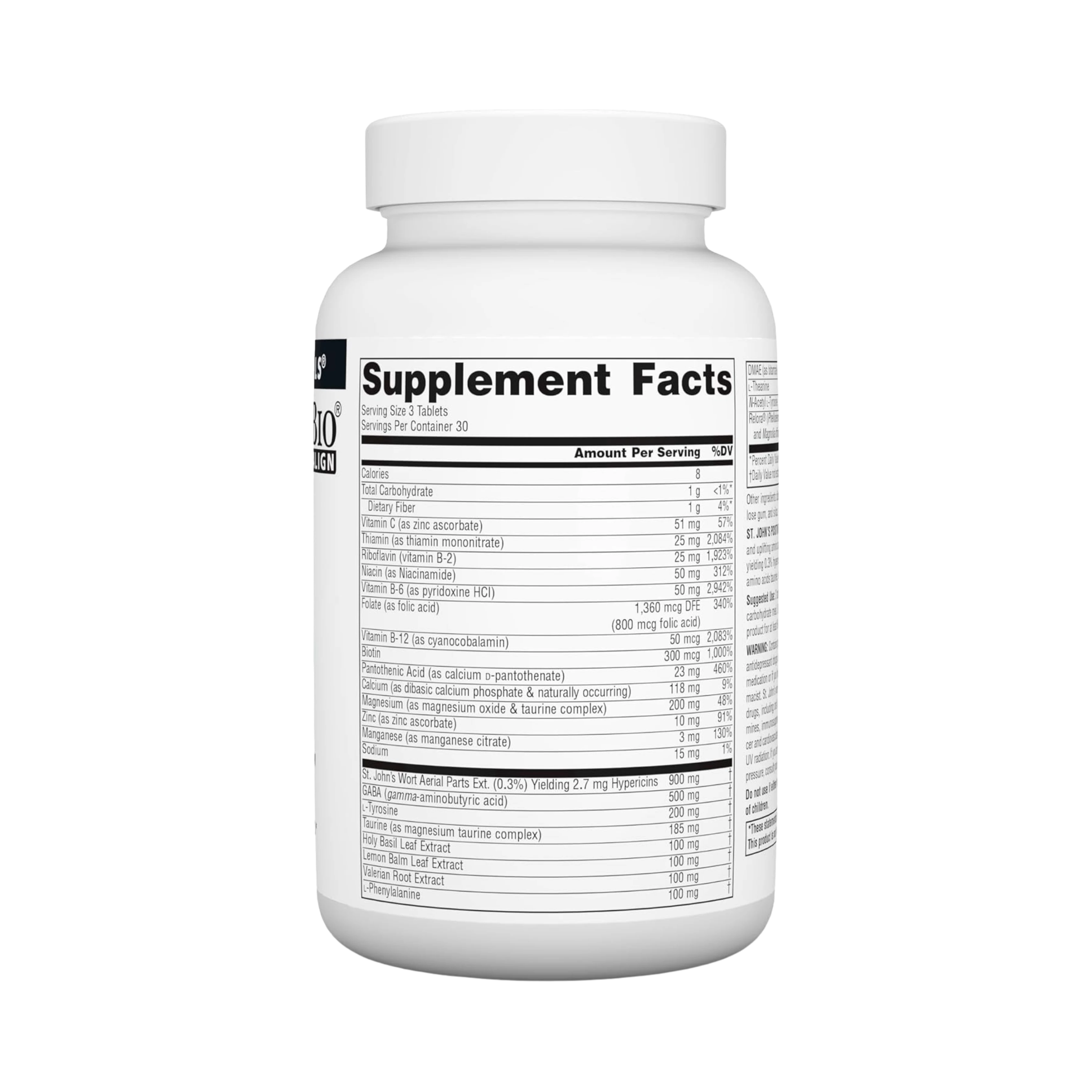 Source Naturals, St. John's Positive Thoughts, 90 Tablets