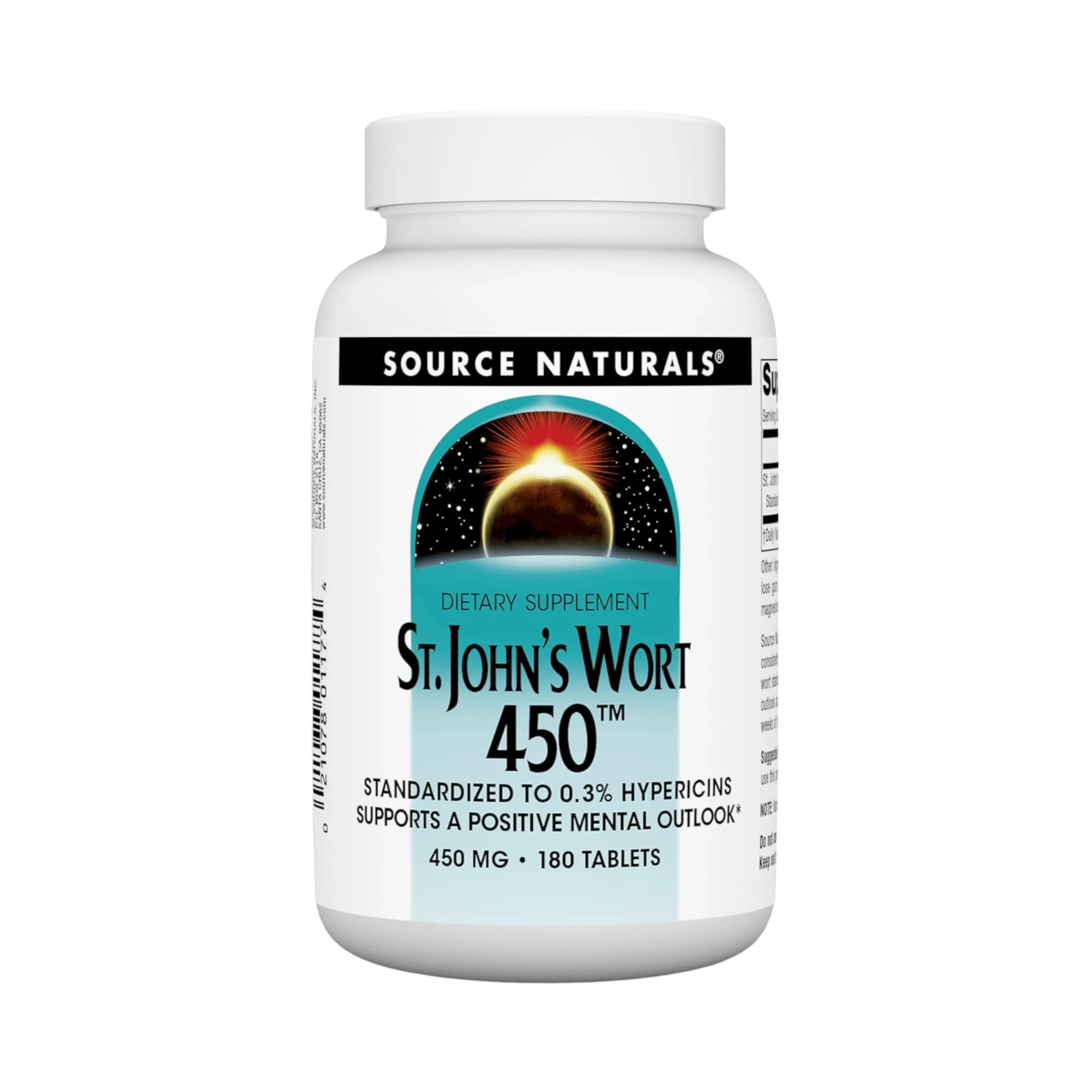 Source Naturals, St. John's Wort 450, 450 Mg, 180 Tablets