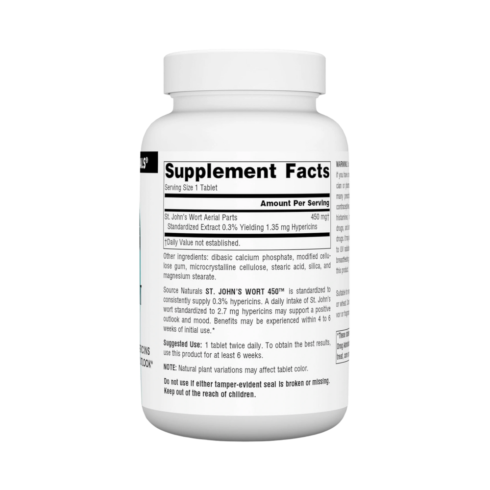 Source Naturals, St. John's Wort 450, 450 Mg, 180 Tablets