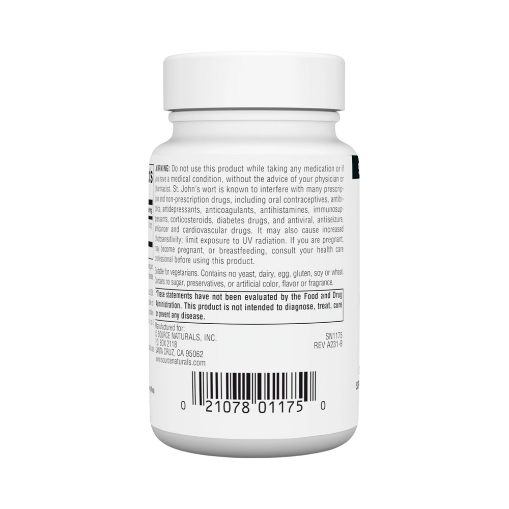 Source Naturals, St. John's Wort 450, 450 Mg, 45 Tablets