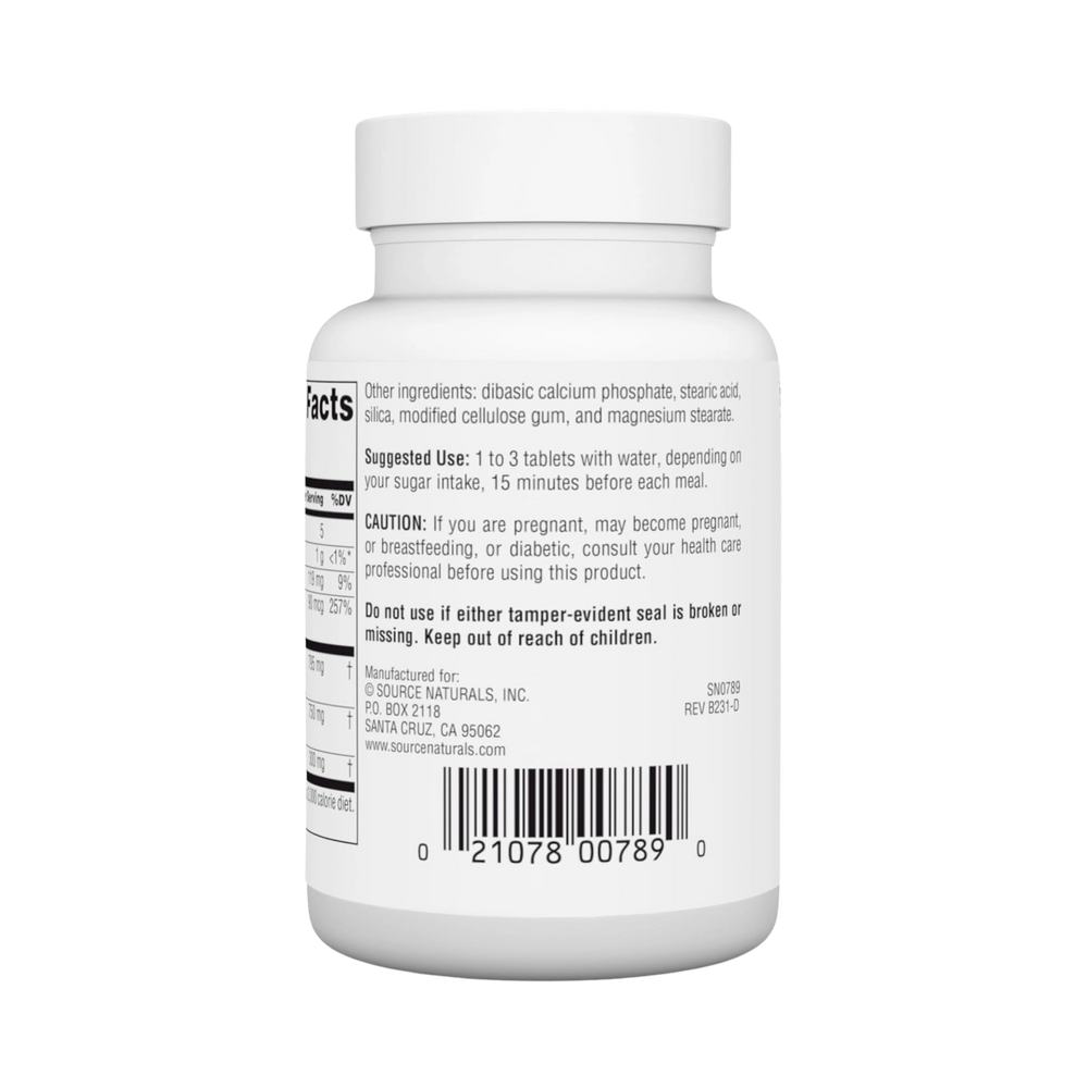 Source Naturals, Sugar Ban, 265 Mg, 75 Tablets