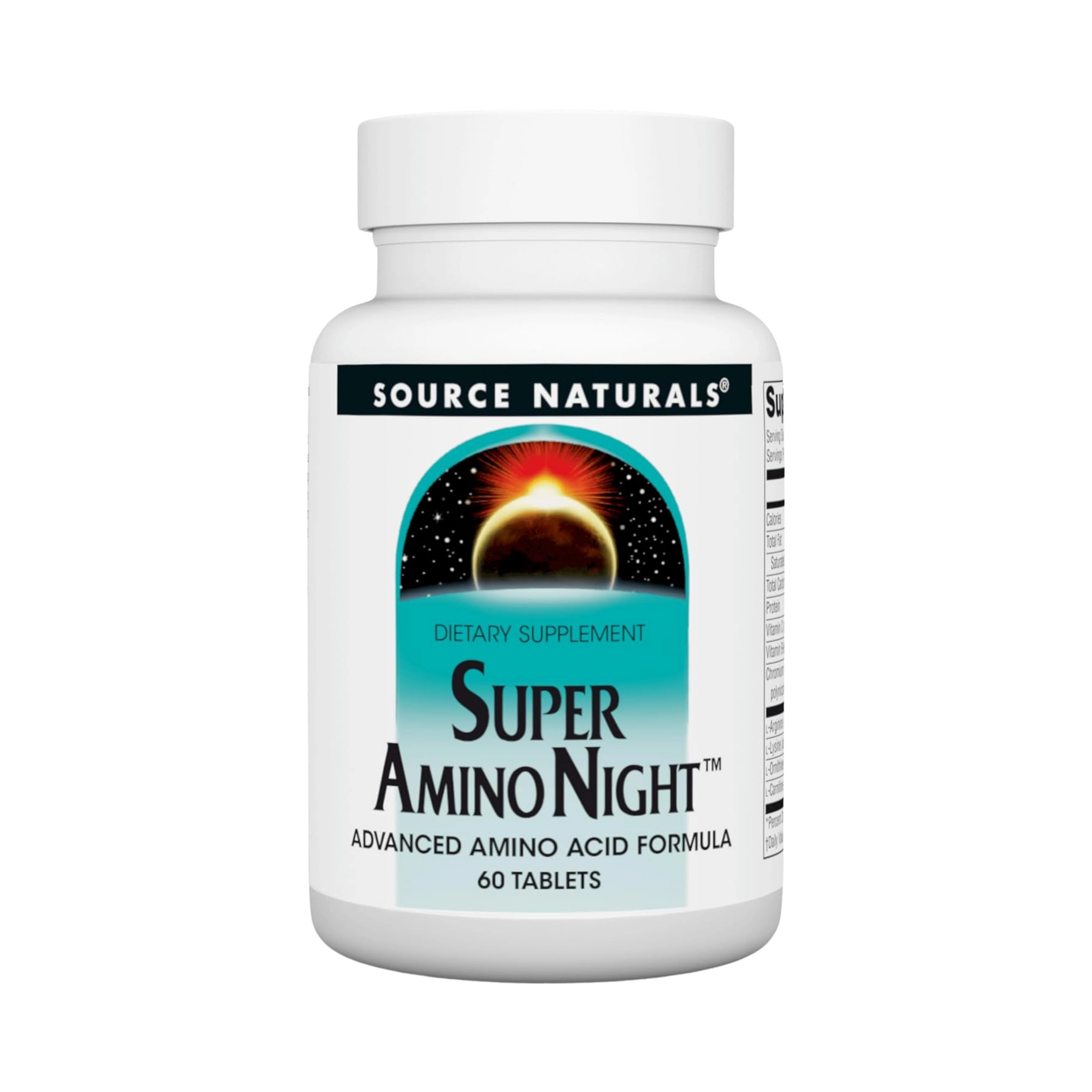 Source Naturals, Super Amino Night, 60 Capsules
