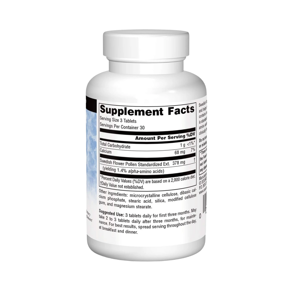 Source Naturals, Swedish Flower Pollen, 90 Tablets