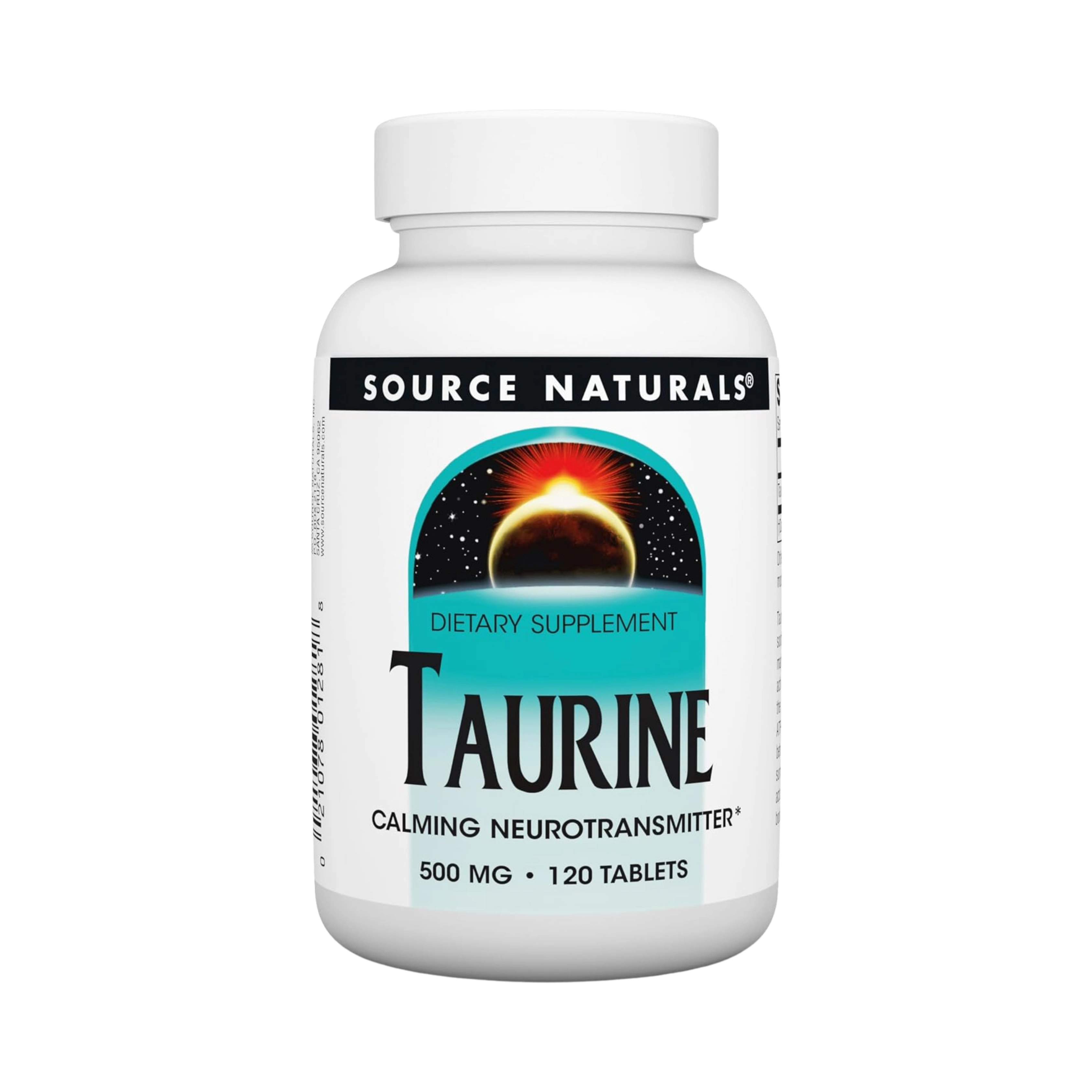 Source Naturals, Taurine, 500 Mg, 120 Tablets