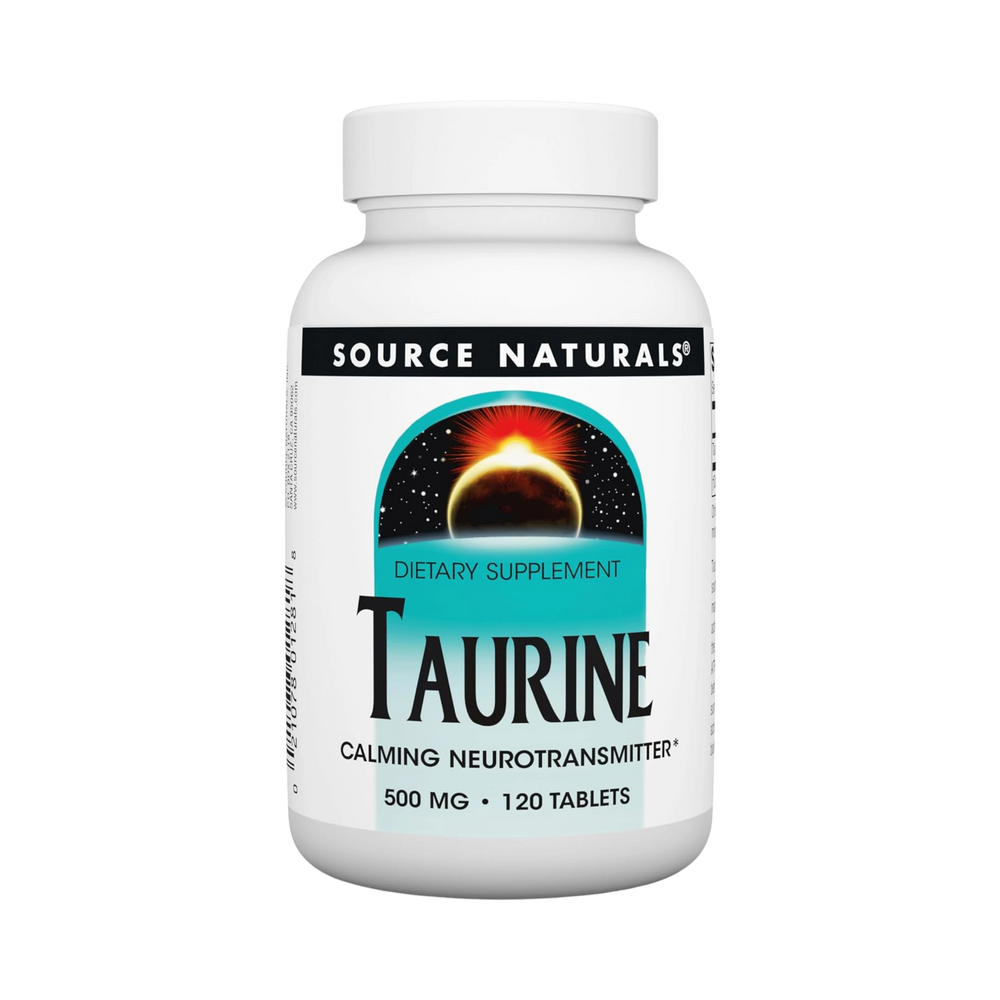 Source Naturals, Taurine, 500 Mg, 120 Tablets