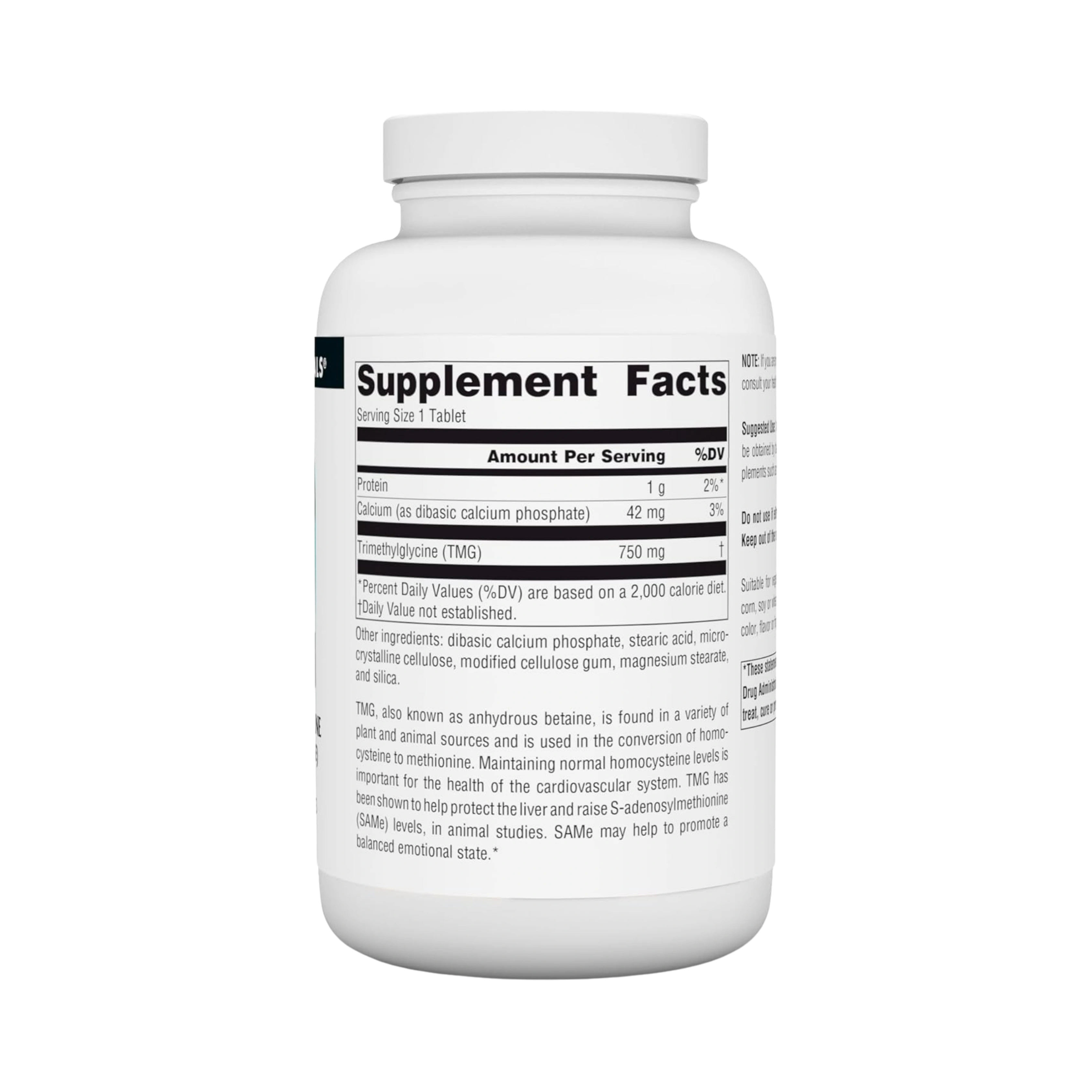 Source Naturals, TMG, 750 Mg, 240 Tablets