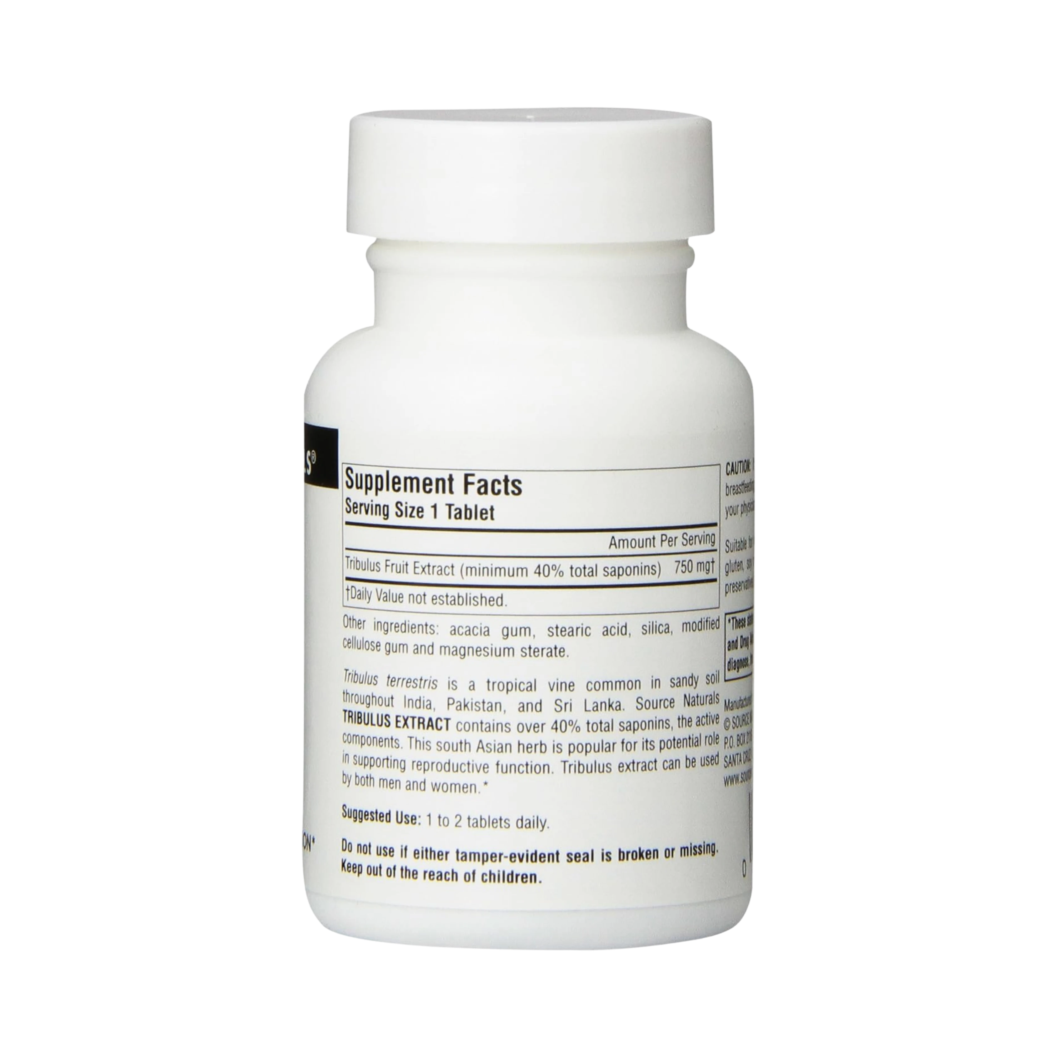 Source Naturals, Tribulus Extract, 750 Mg, 30 Tablets