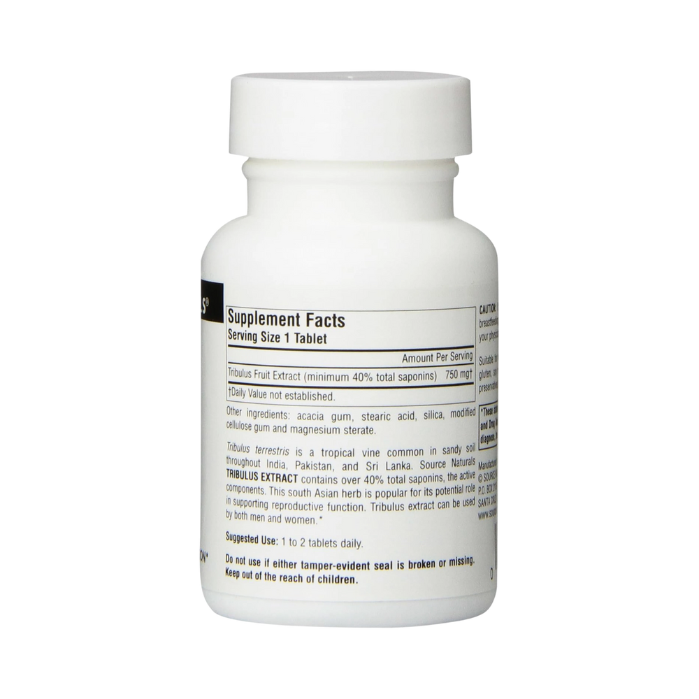 Source Naturals, Tribulus Extract, 750 Mg, 30 Tablets