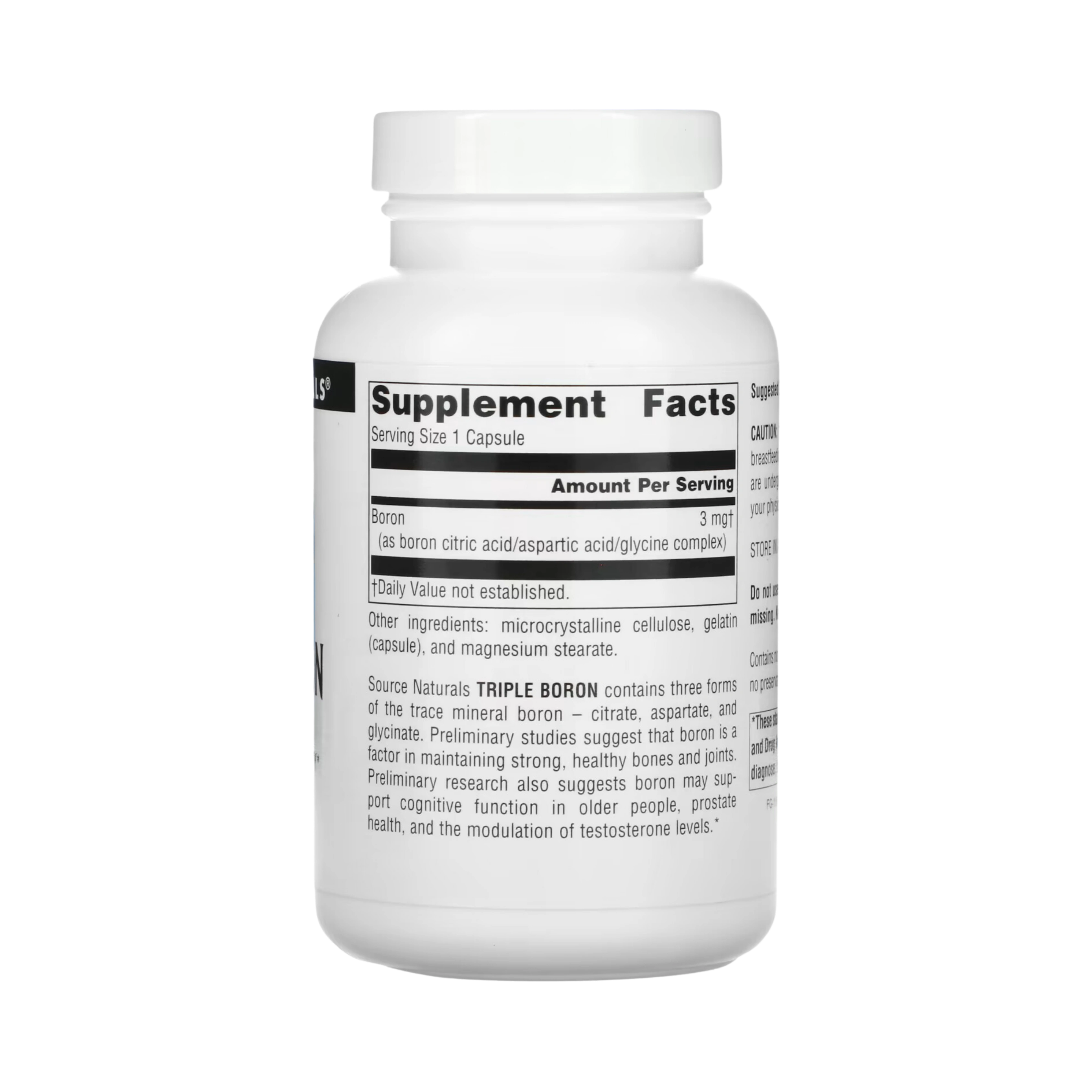 Source Naturals, Triple Boron, 3 Mg, 100 Capsules