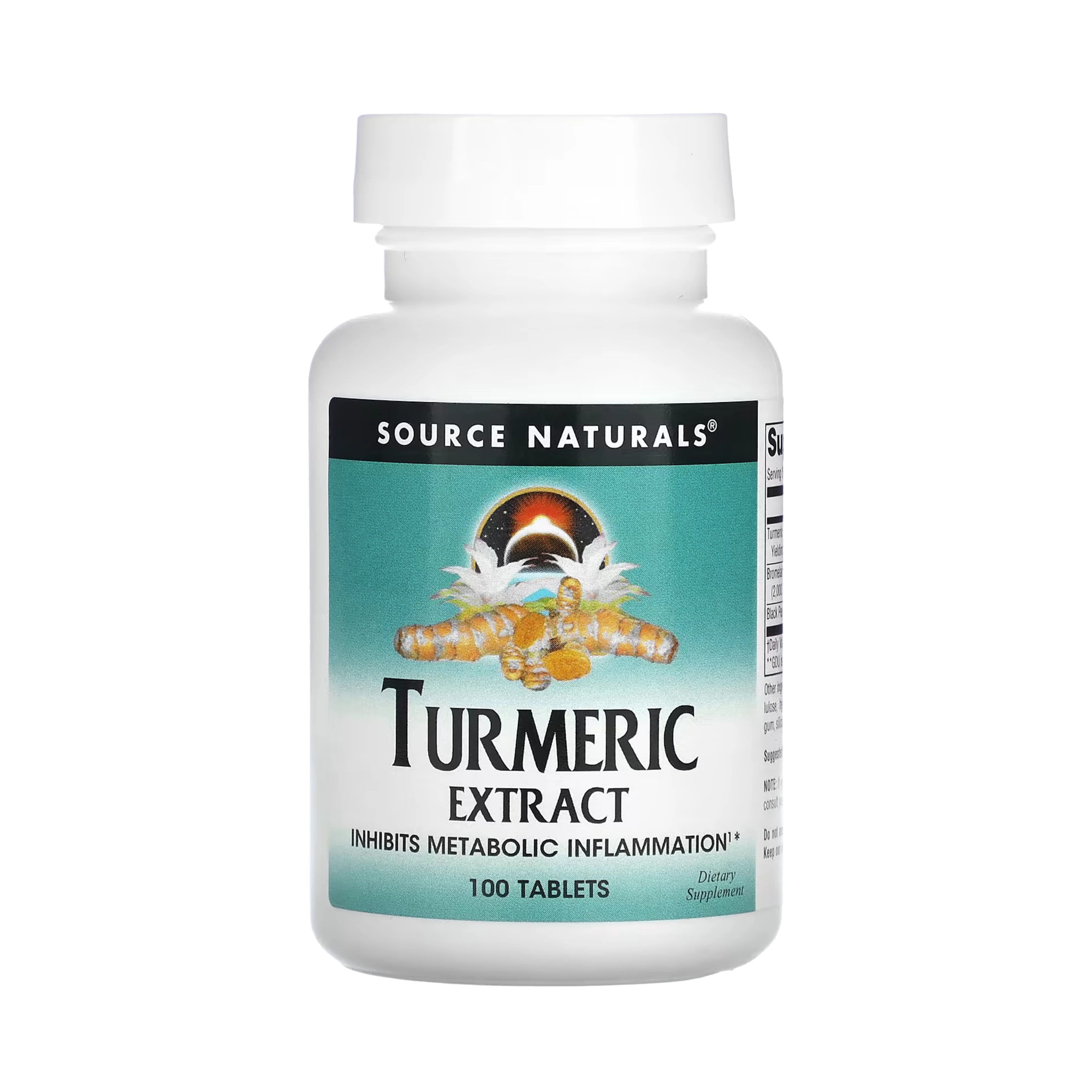 Source Naturals, Turmeric Extract, 100 Tablets