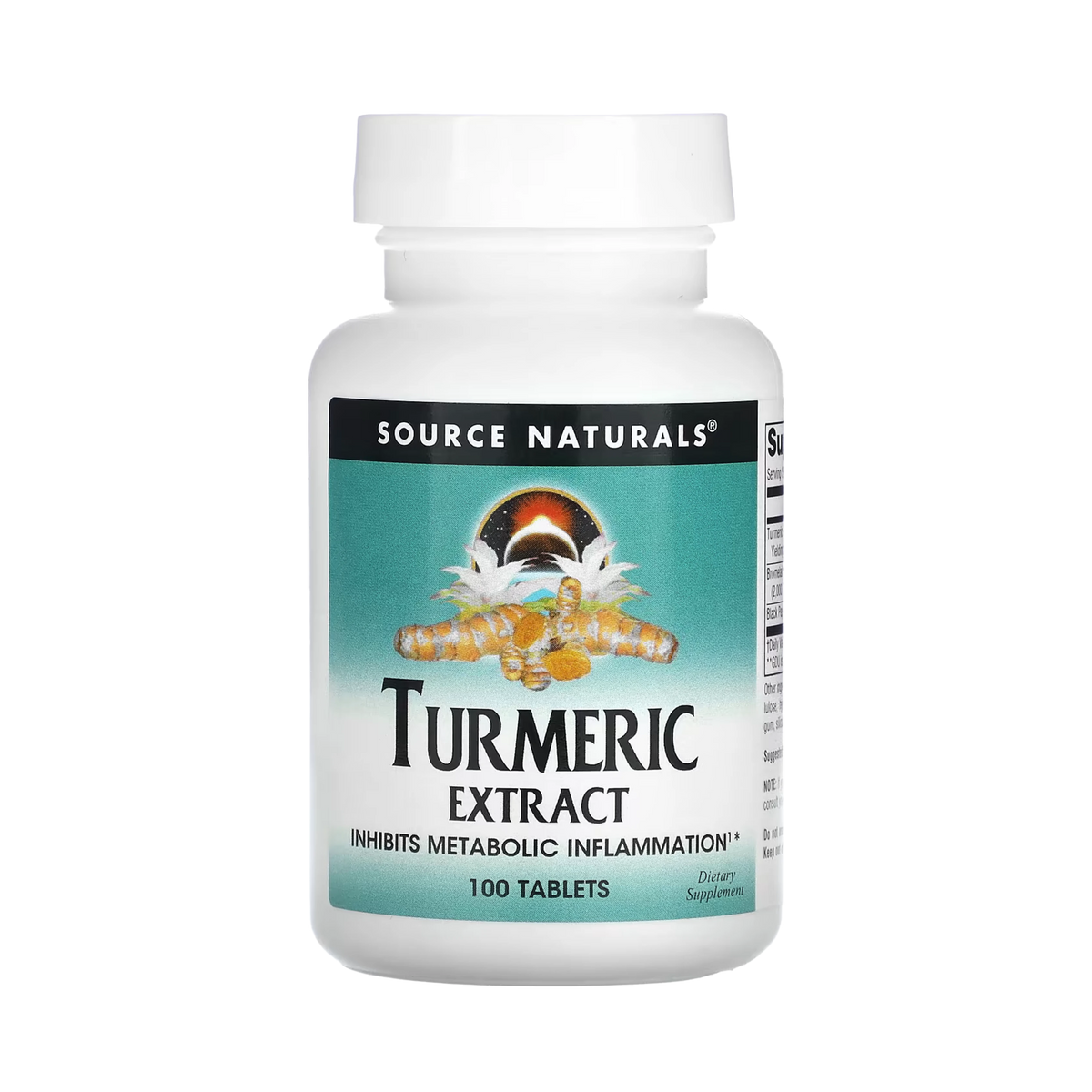 Source Naturals, Turmeric Extract, 100 Tablets