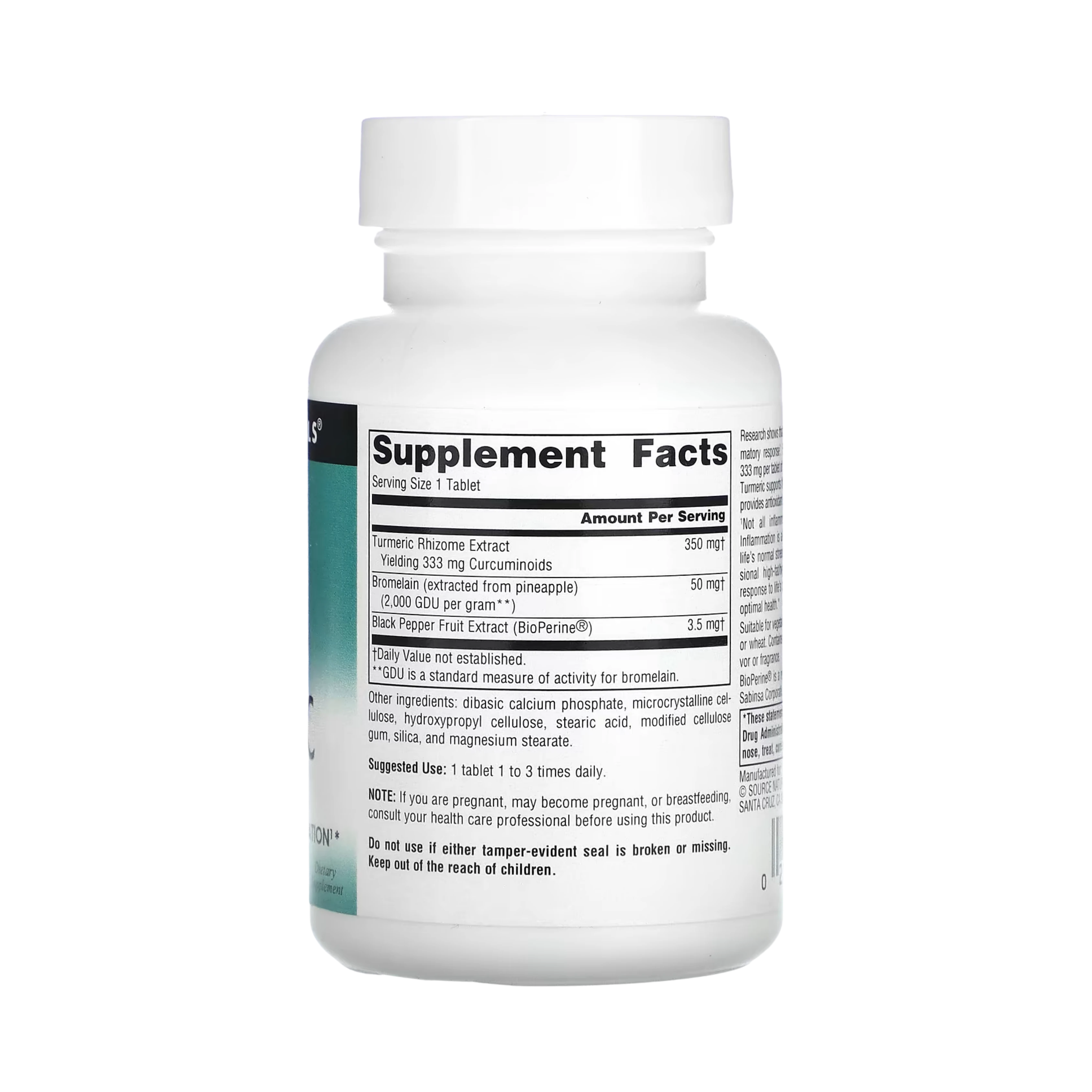 Source Naturals, Turmeric Extract, 100 Tablets