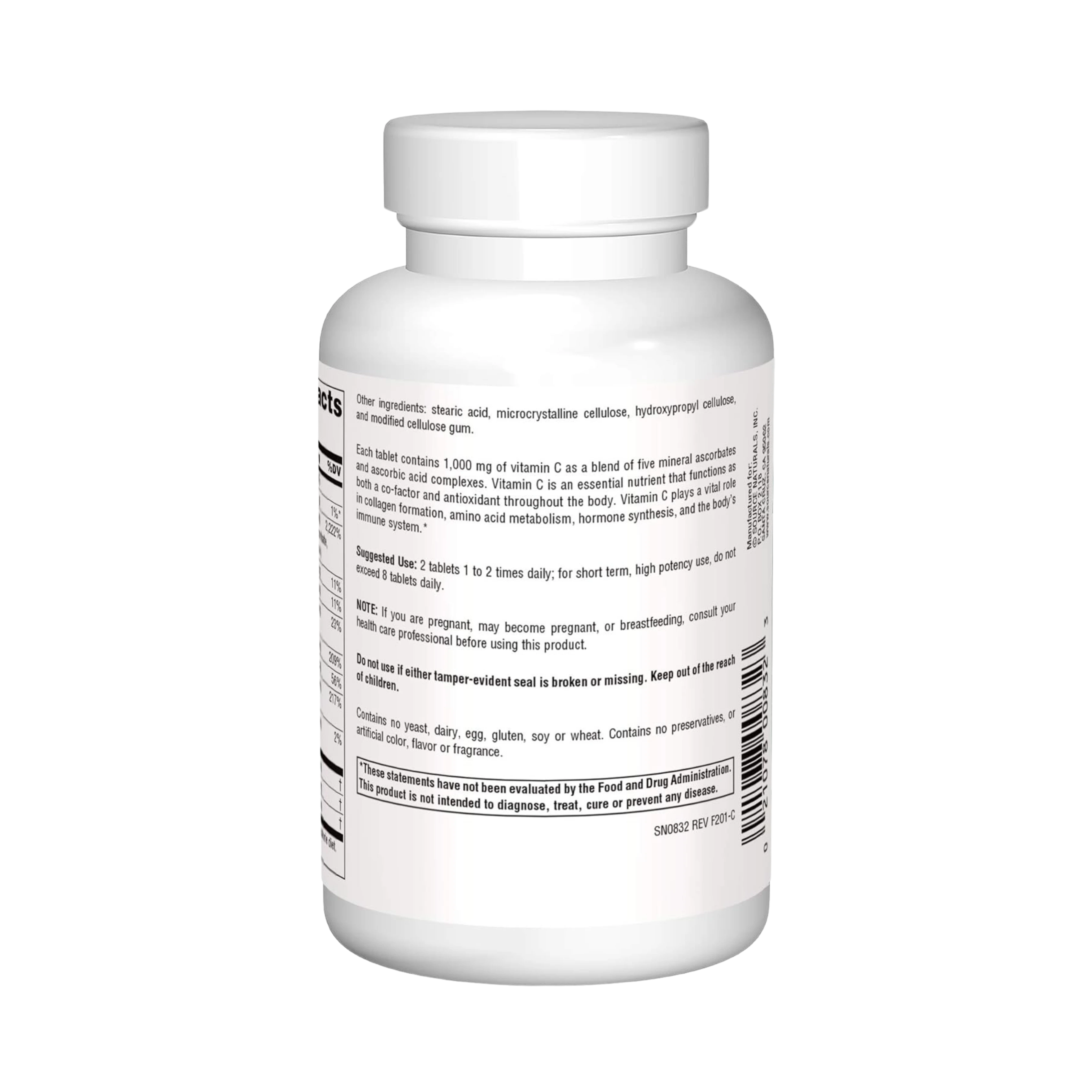 Source Naturals, Ultimate Ascorbate C, 1000 Mg, 100 Tablets