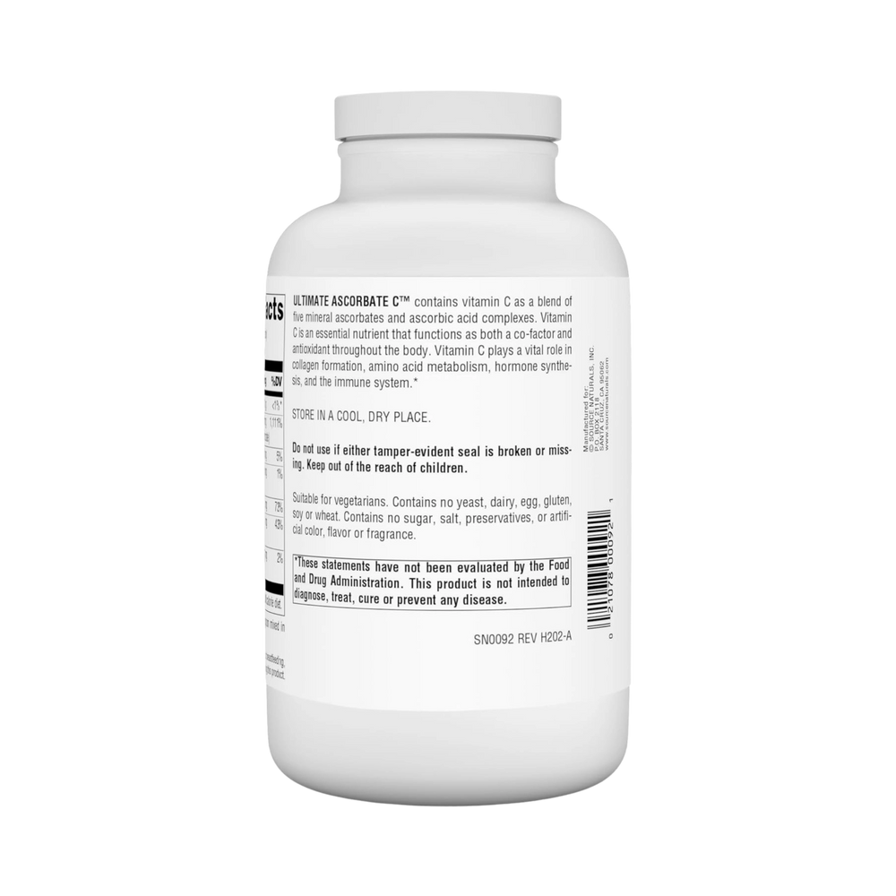 Source Naturals, Ultimate Ascorbate C, 16 Oz Powder