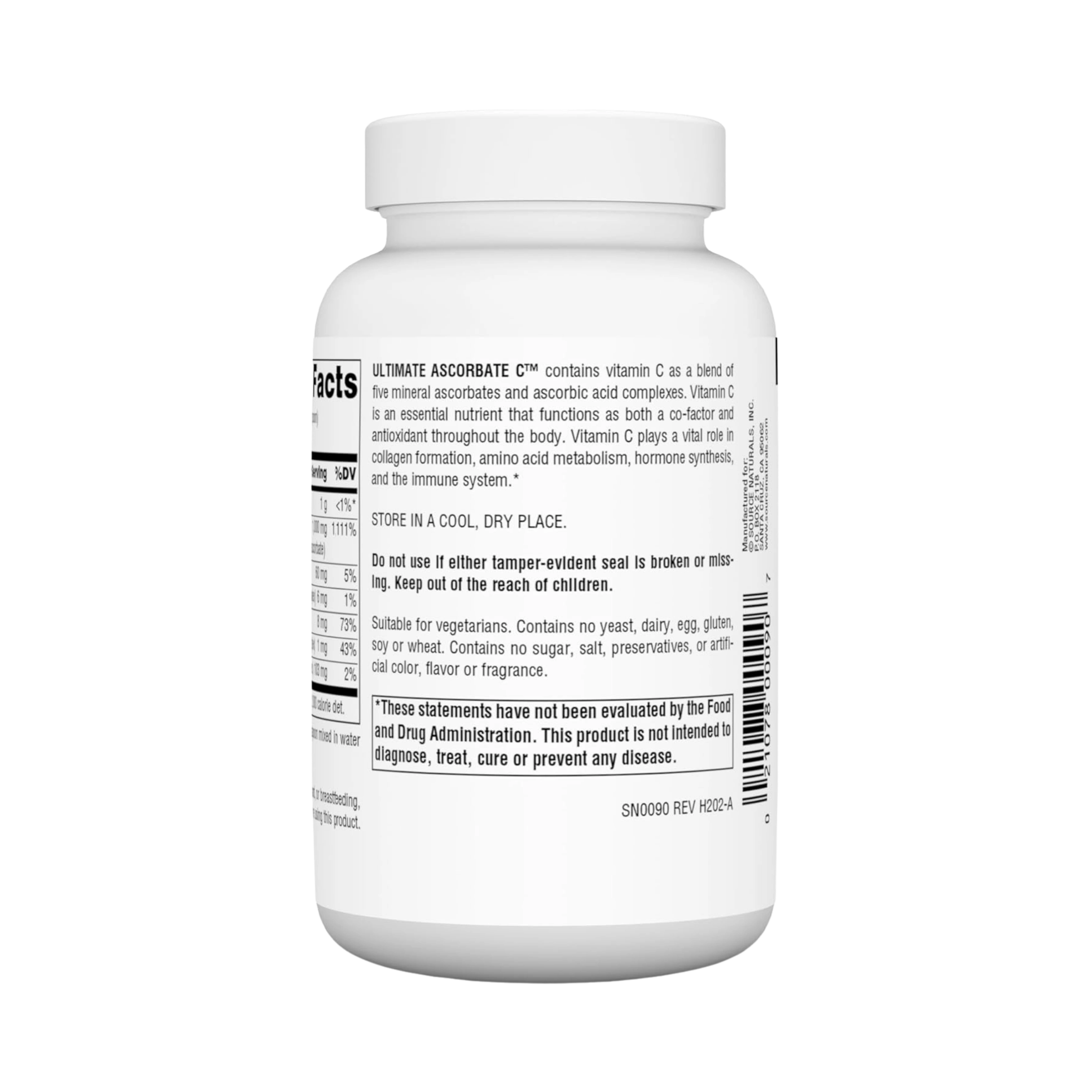 Source Naturals, Ultimate Ascorbate C, 4 Oz Powder