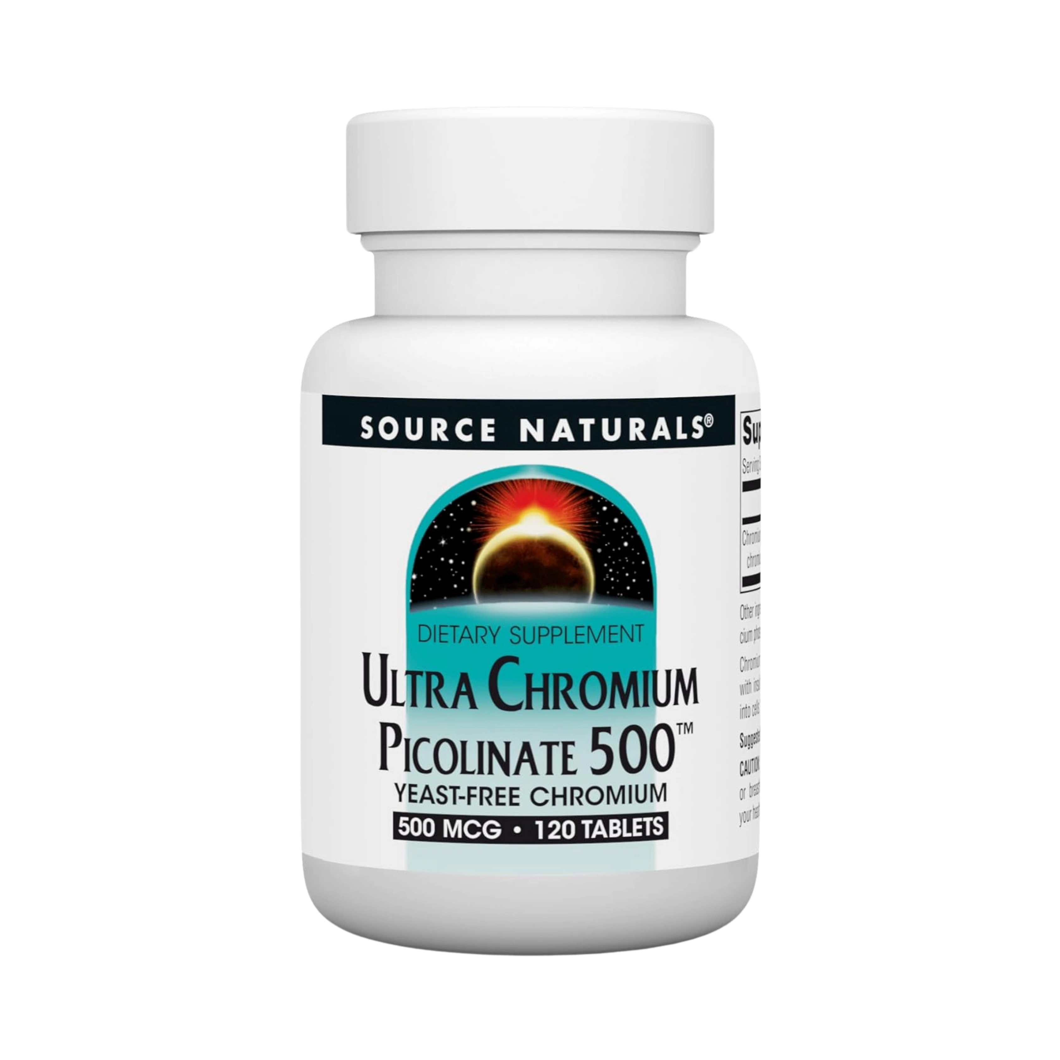 Source Naturals, Ultra Chromium Picolinate, 500 Mcg, 120 Tablets