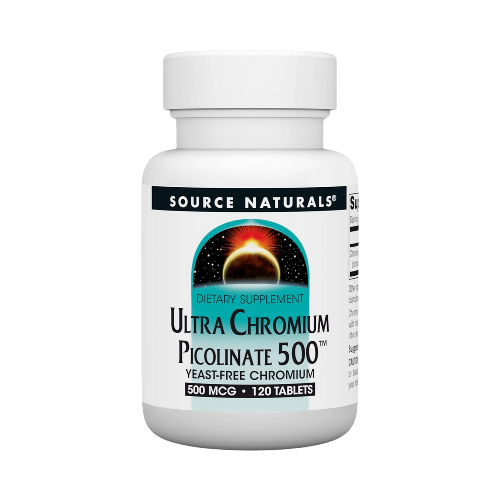Source Naturals, Ultra Chromium Picolinate, 500 Mcg, 120 Tablets