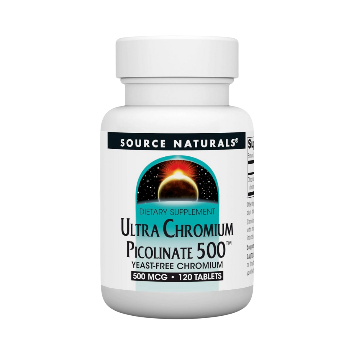 Source Naturals, Ultra Chromium Picolinate, 500 Mcg, 120 Tablets