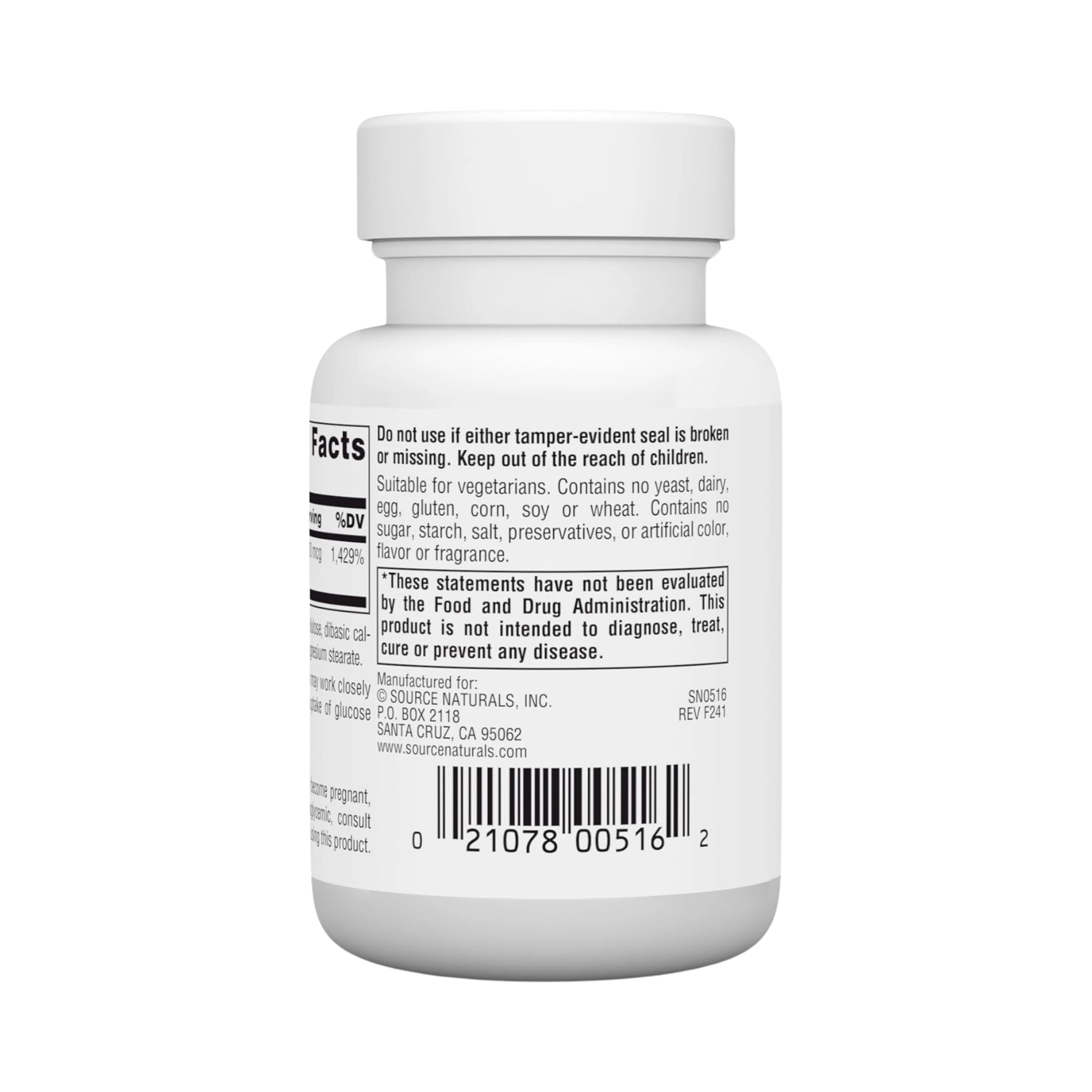 Source Naturals, Ultra Chromium Picolinate, 500 Mcg, 120 Tablets