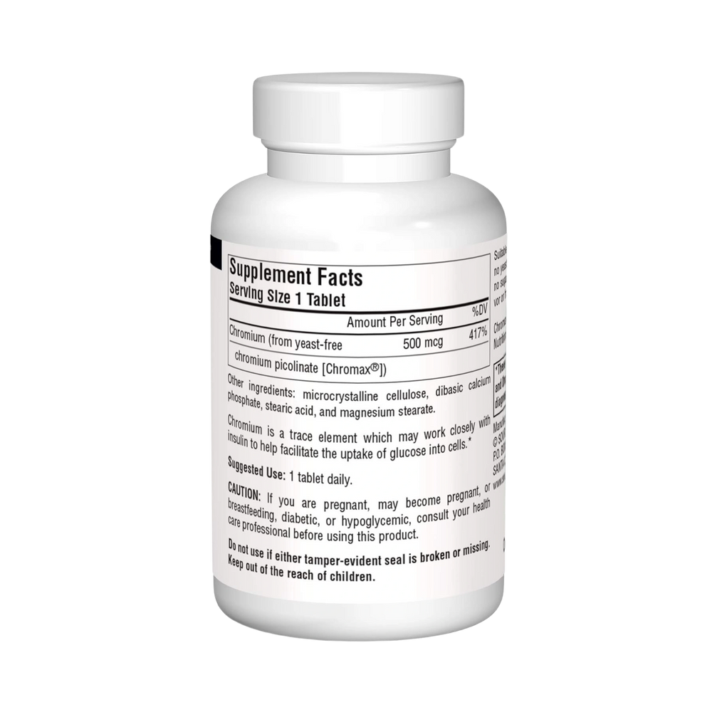 Source Naturals, Ultra Chromium Picolinate, 500 Mcg, 60 Tablets