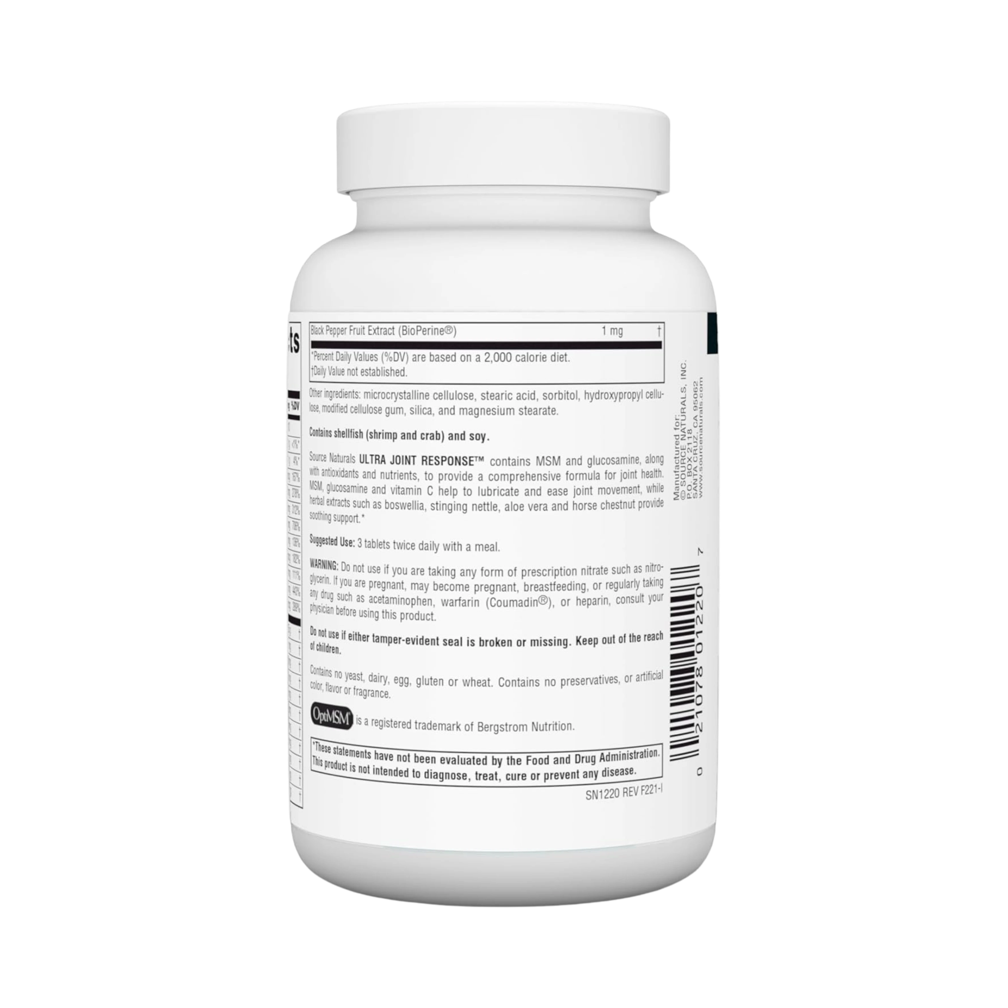 Source Naturals, Ultra Joint Response, 90 Tablets