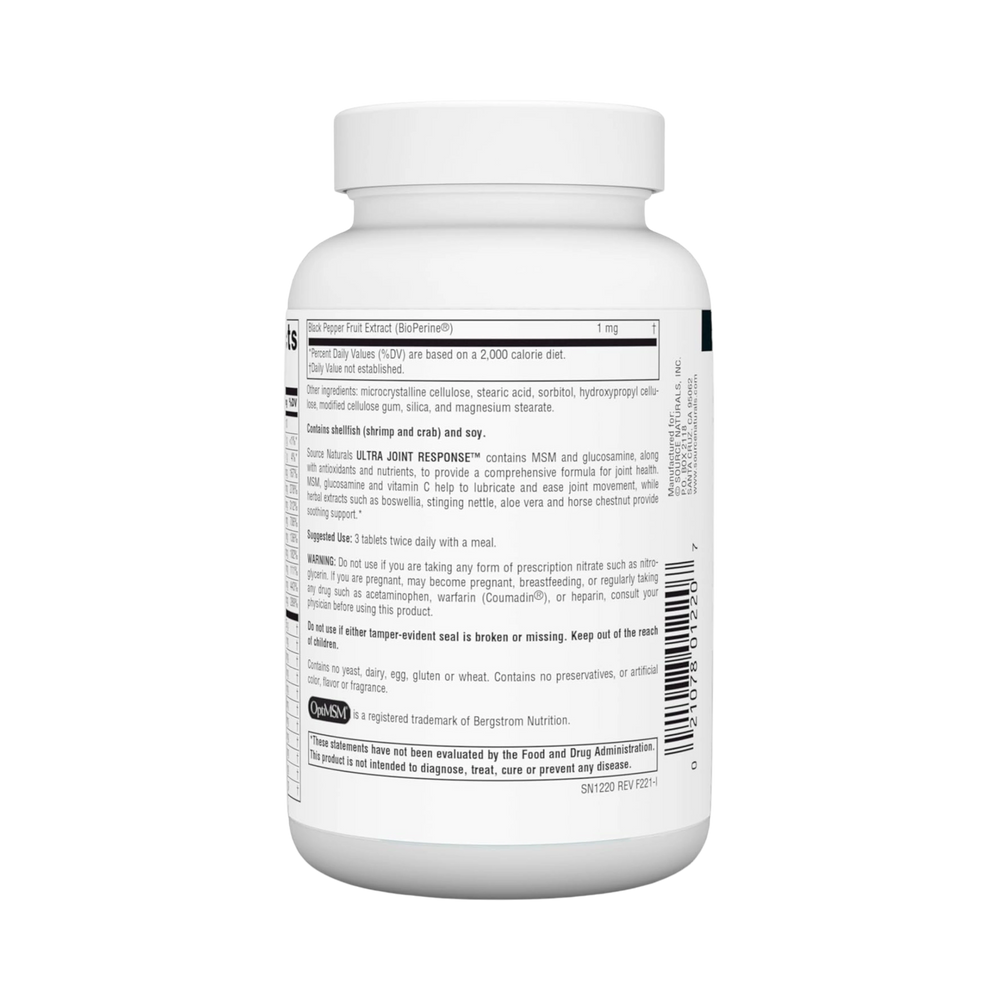 Source Naturals, Ultra Joint Response, 90 Tablets