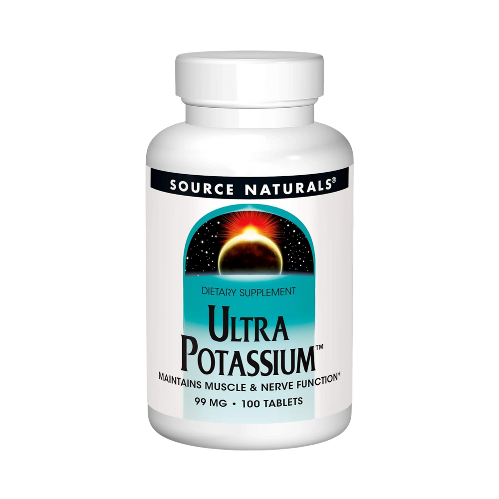 Source Naturals, Ultra Potassium, 99 Mg, 100 Tablets
