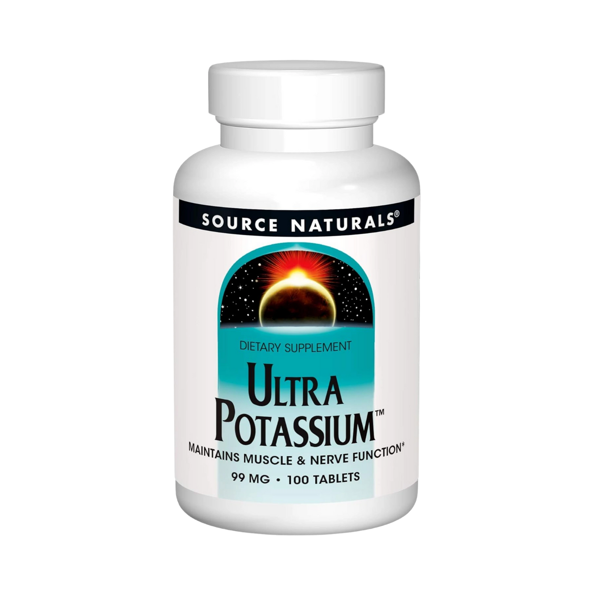 Source Naturals, Ultra Potassium, 99 Mg, 100 Tablets