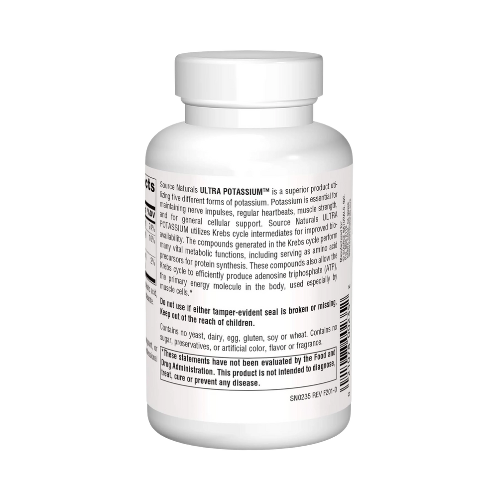 Source Naturals, Ultra Potassium, 99 Mg, 200 Tablets