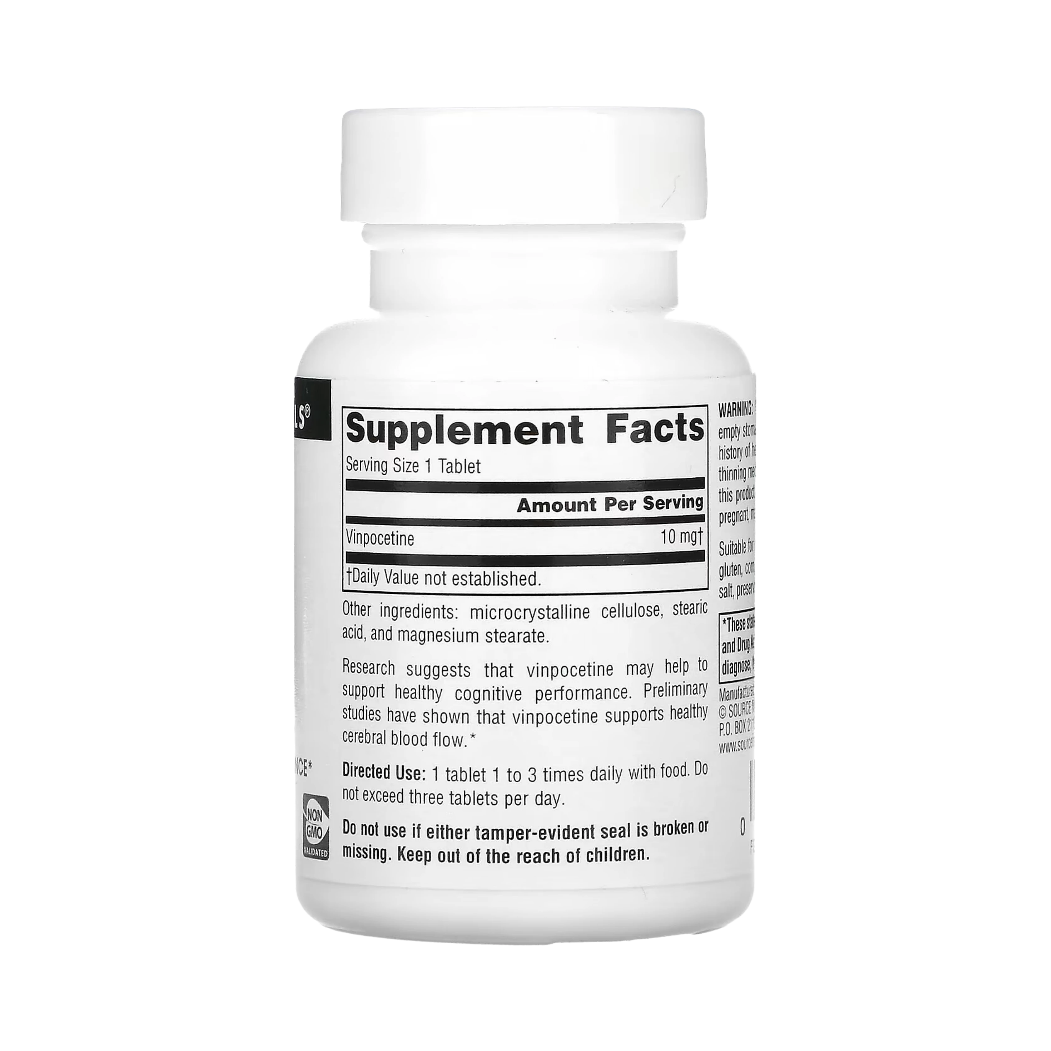 Source Naturals, Vinpocetine, 10 Mg, 240 Tablets