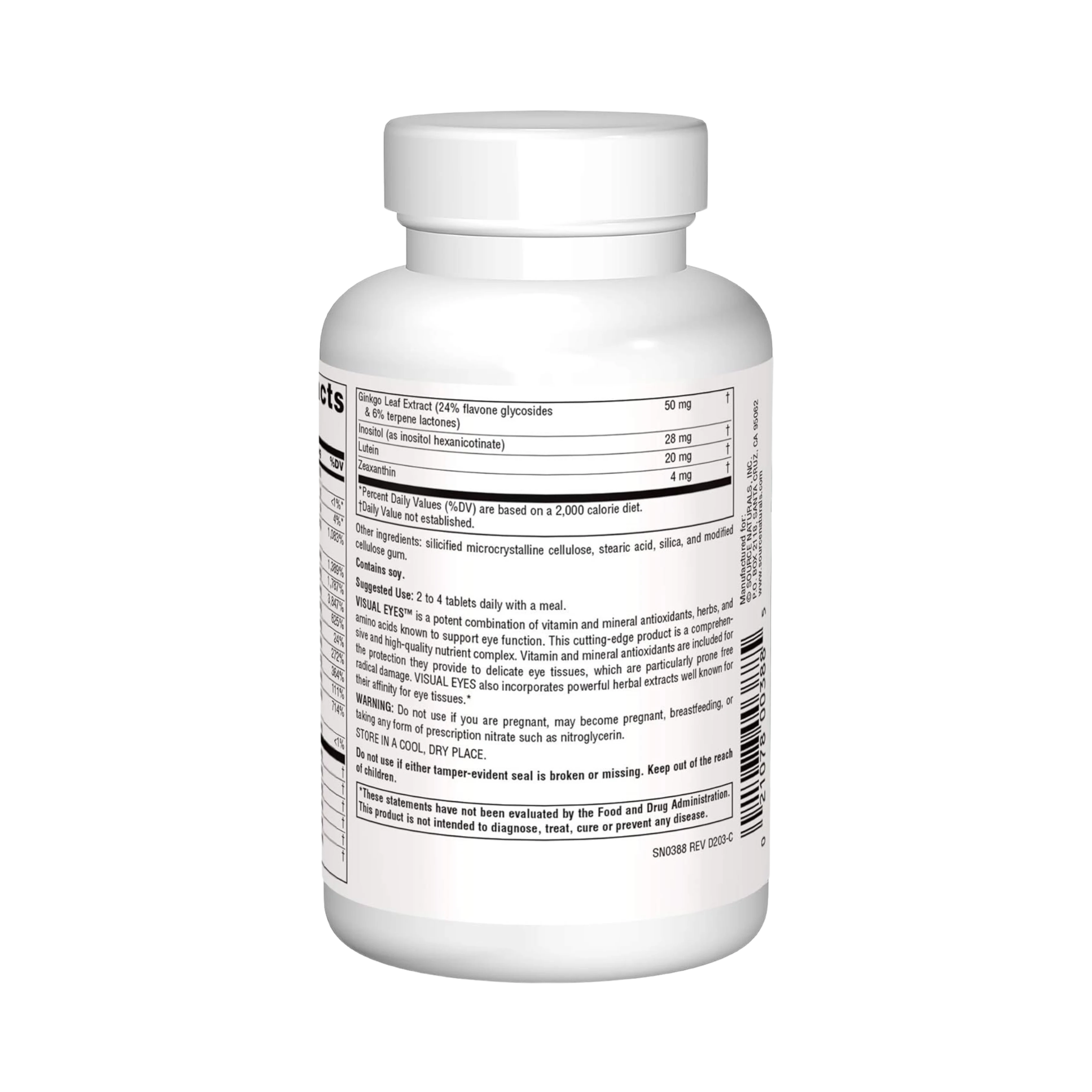 Source Naturals, Visual Eyes, 90 Tablets