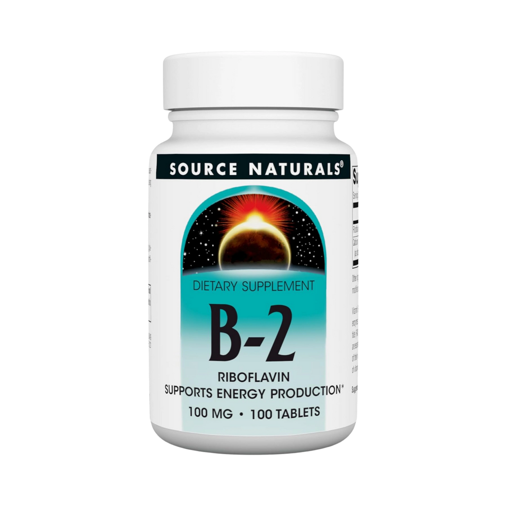 Source Naturals, Vitamin B-2 Riboflavin, 100 Mg, 100 Tablets