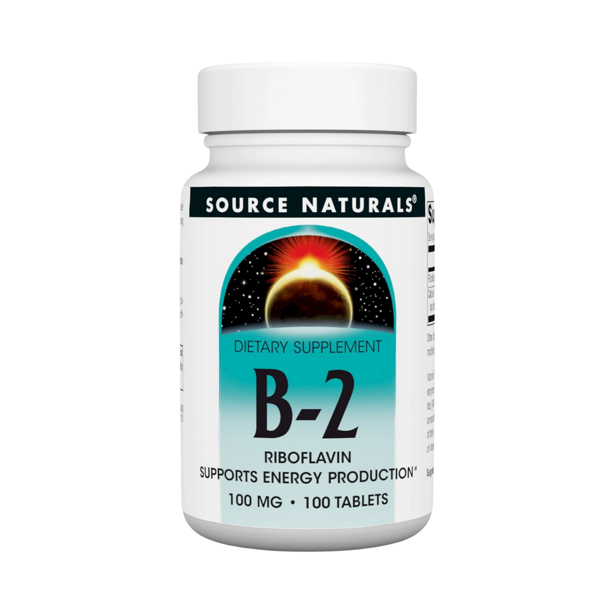 Source Naturals, Vitamin B-2 Riboflavin, 100 Mg, 100 Tablets