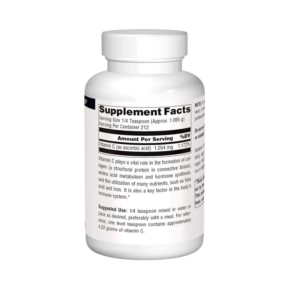 Source Naturals, Vitamin C Ascorbic Acid, 8 Oz