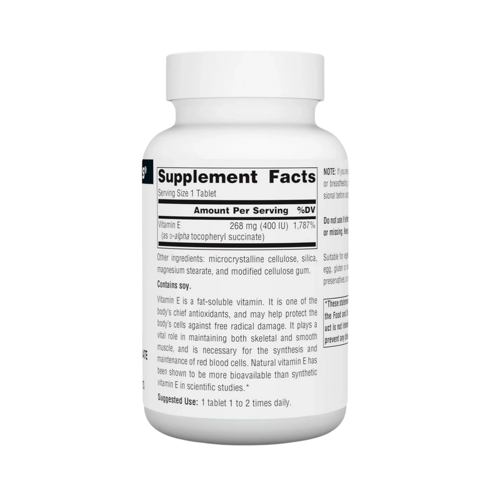 Source Naturals, Vitamin E, 400 IU, 100 Tablets