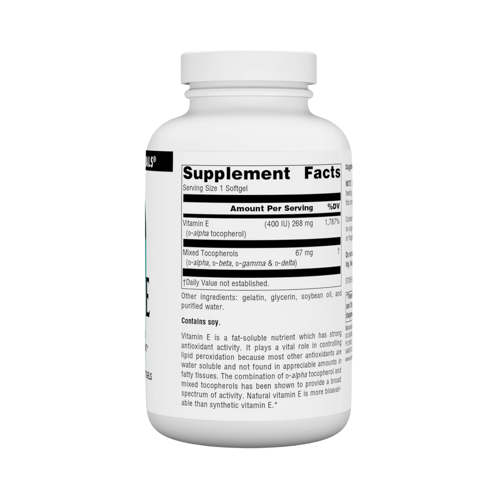 Source Naturals, Vitamin E, 400 IU, 250 Softgels