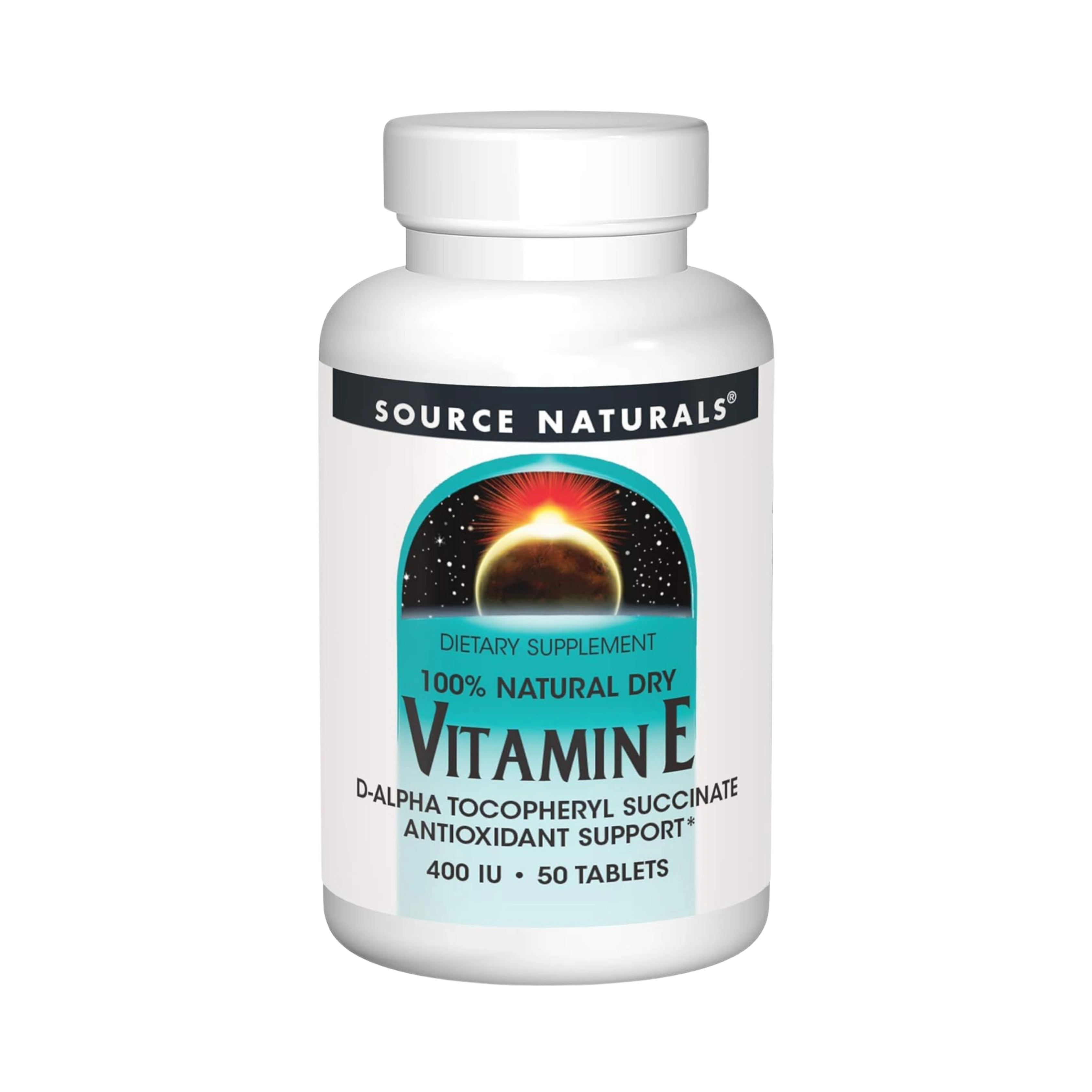 Source Naturals, Vitamin E, 400 IU, 50 Tablets