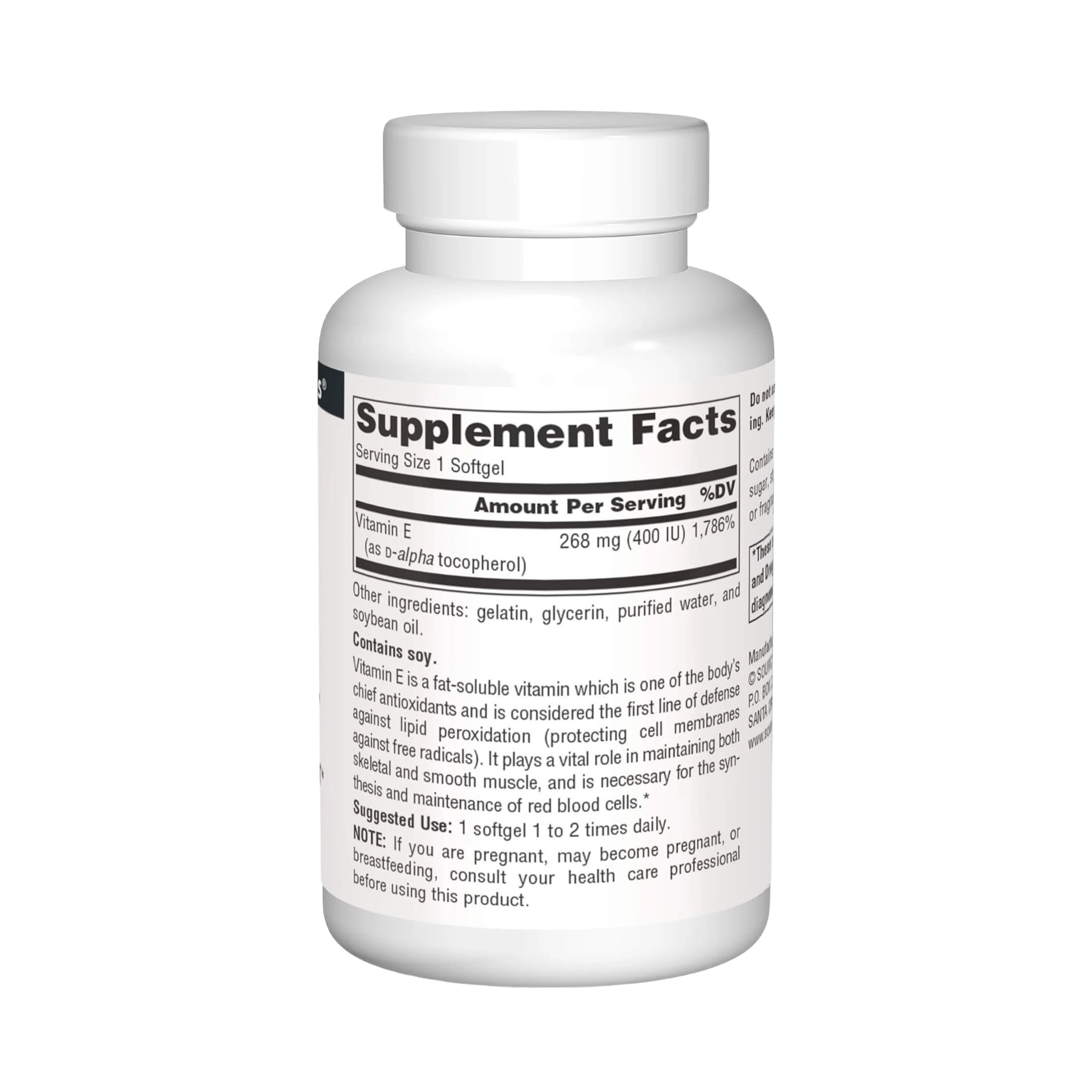 Source Naturals, Vitamin E, 400 IU Mixed Tocopherol, 100 Softgels