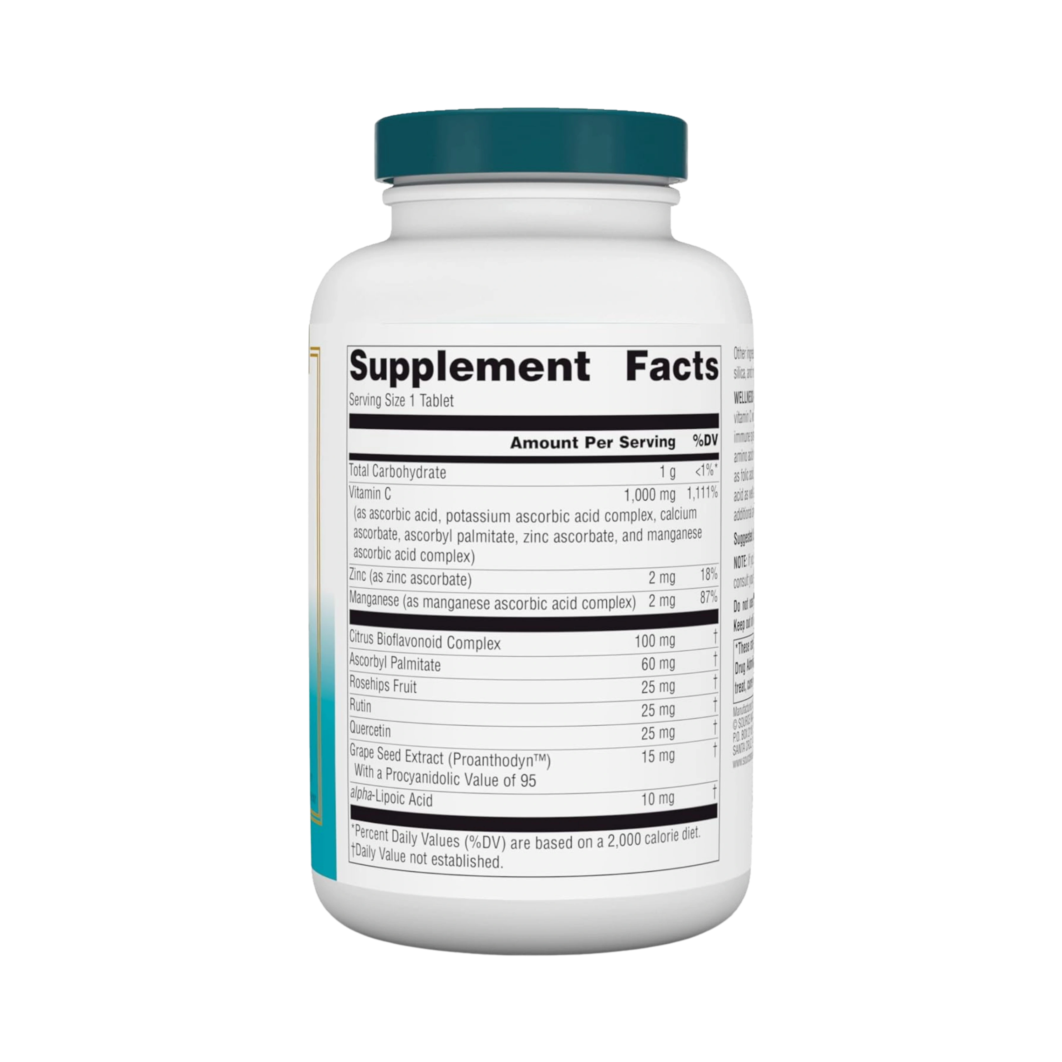 Source Naturals, Wellness C-1000, 200 Tablets