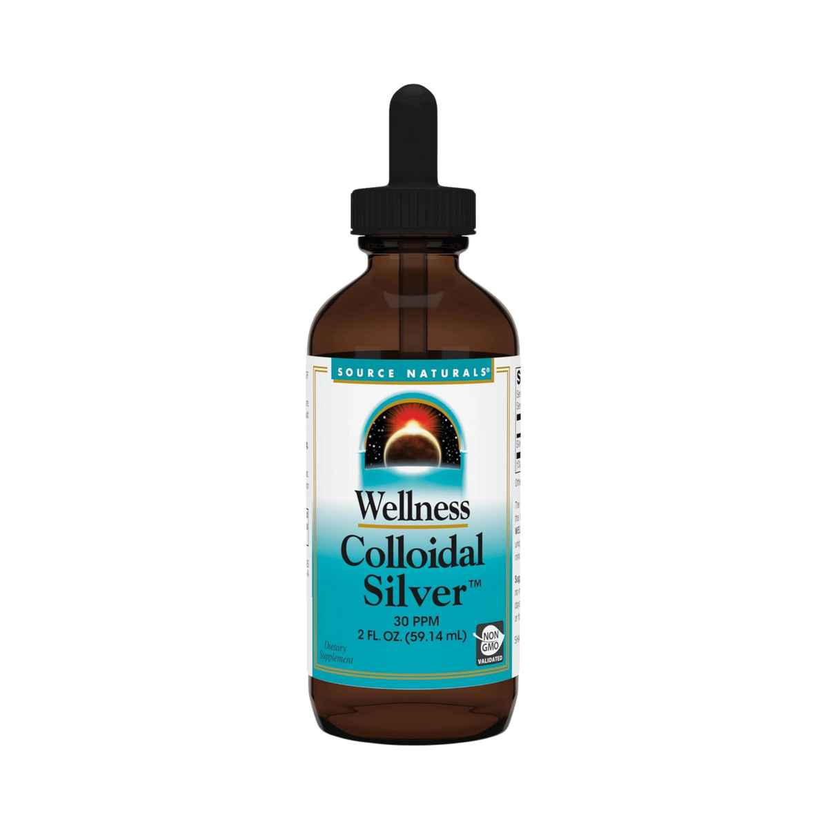 Source Naturals, Wellness Colloidal Silver, 30 Ppm, 2 Oz Liquid