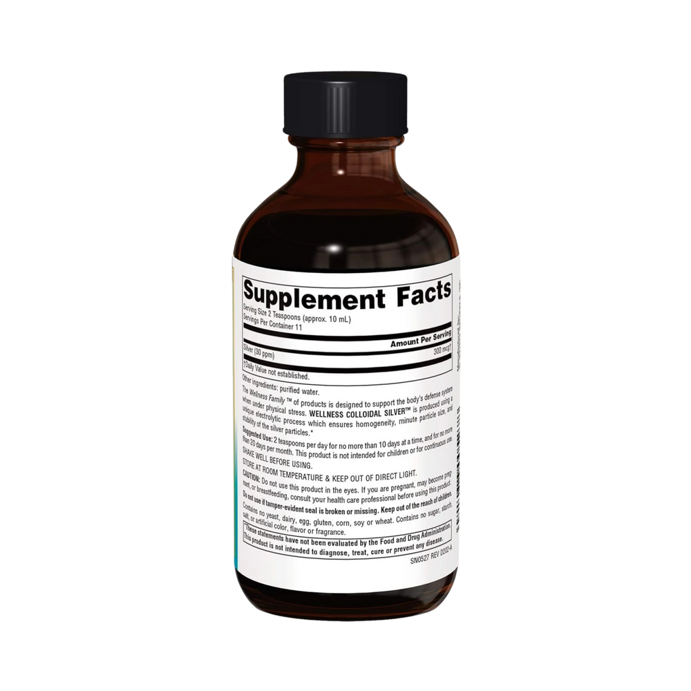 Source Naturals, Wellness Colloidal Silver, 30 Ppm, 4 Oz Liquid