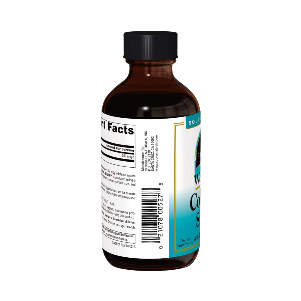 Source Naturals, Wellness Colloidal Silver, 30 Ppm, 4 Oz Liquid