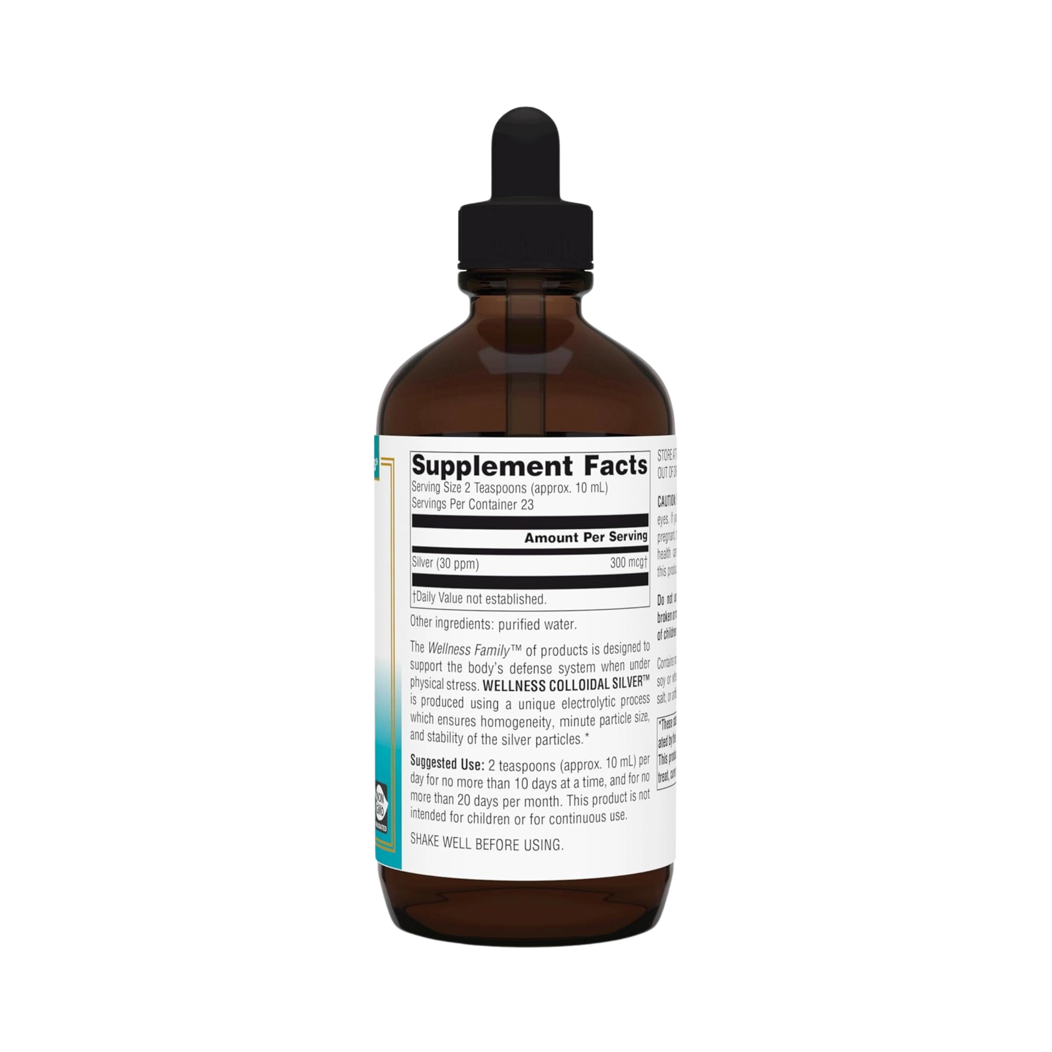 Source Naturals, Wellness Colloidal Silver, 30 Ppm, 8 Oz Liquid