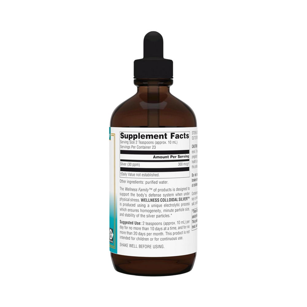 Source Naturals, Wellness Colloidal Silver, 30 Ppm, 8 Oz Liquid