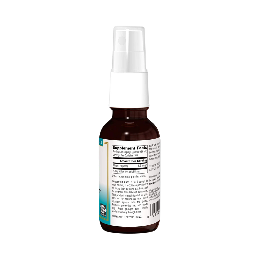 Source Naturals, Wellness Colloidal Silver Nasal Spray, 10 ppm, 2 Oz Liquid