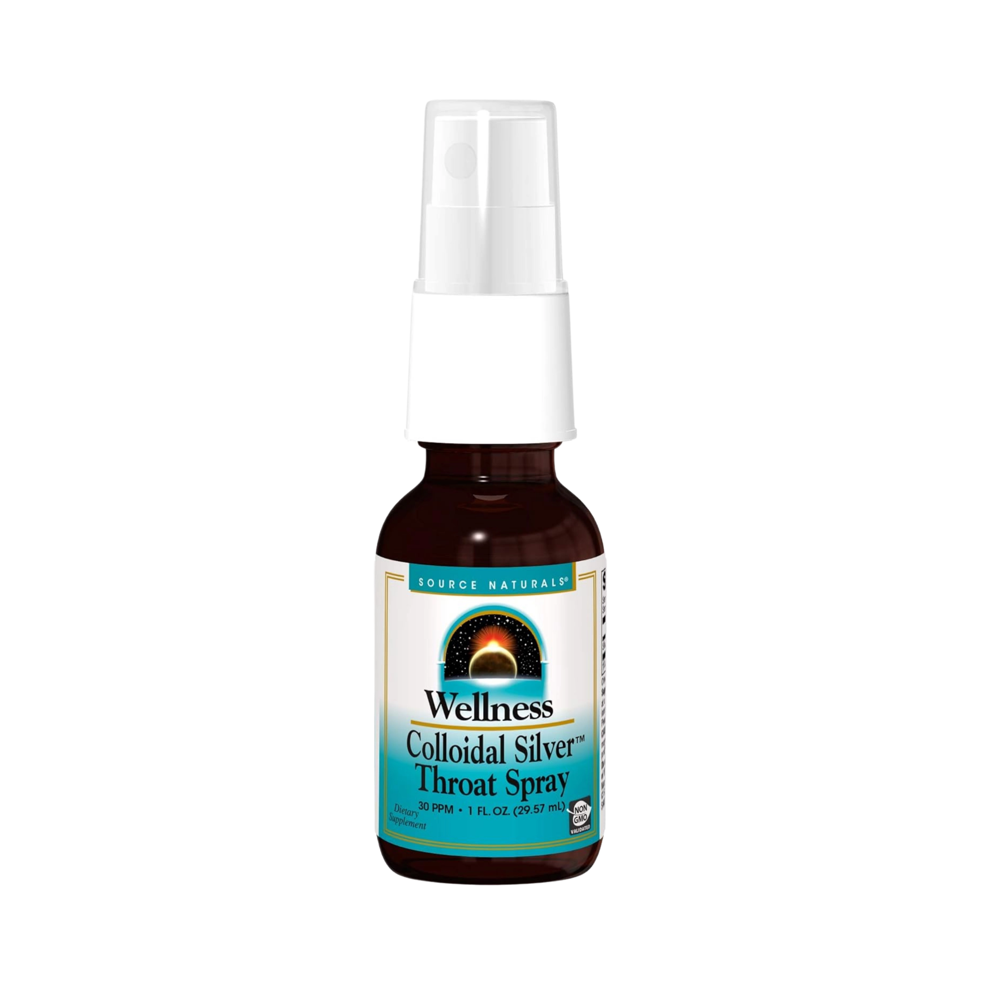 Source Naturals, Wellness Colloidal Silver Throat Spray, 30 ppm, 1 Fl Oz Liquid