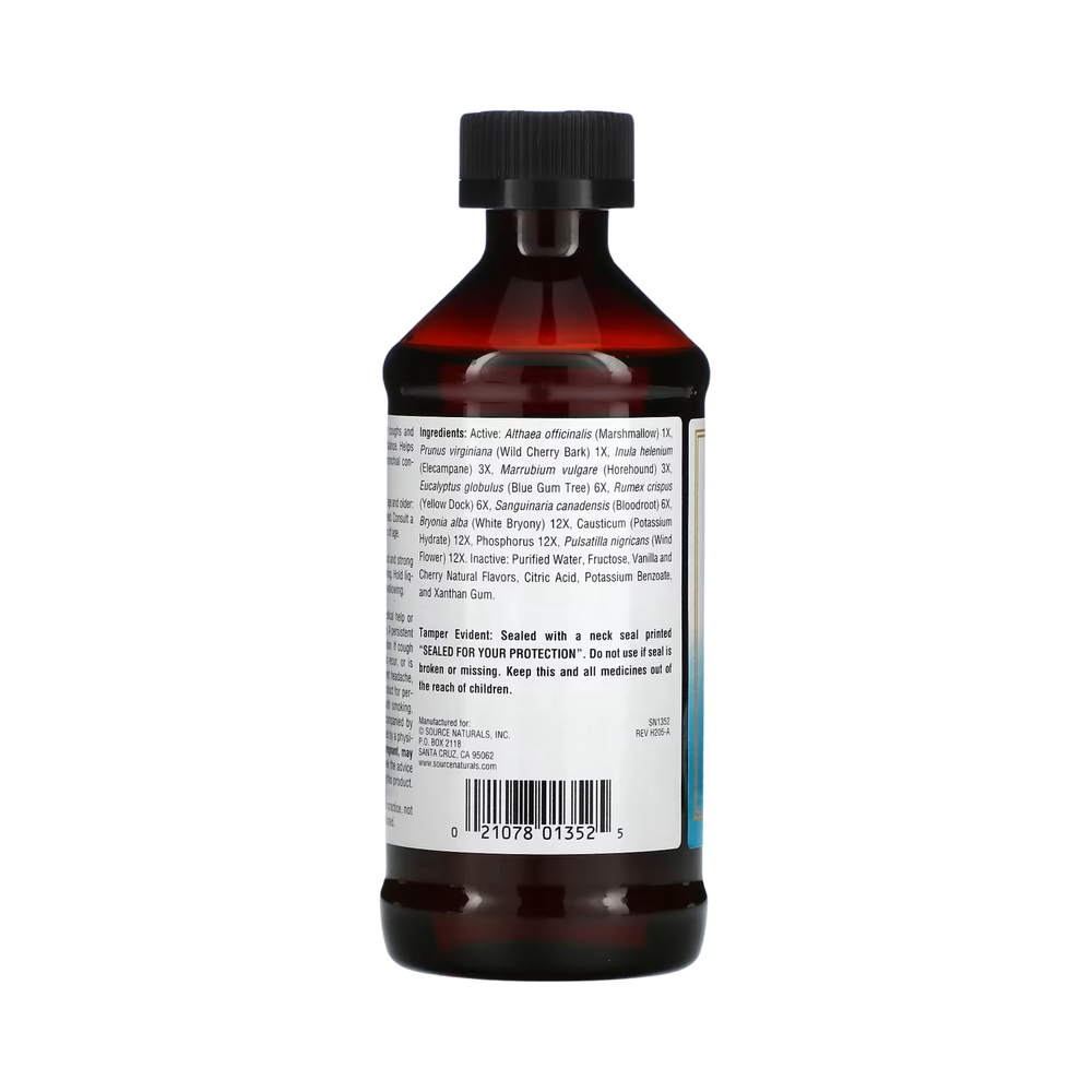 Source Naturals, Wellness Cough Syrup, 4 Oz Liquid