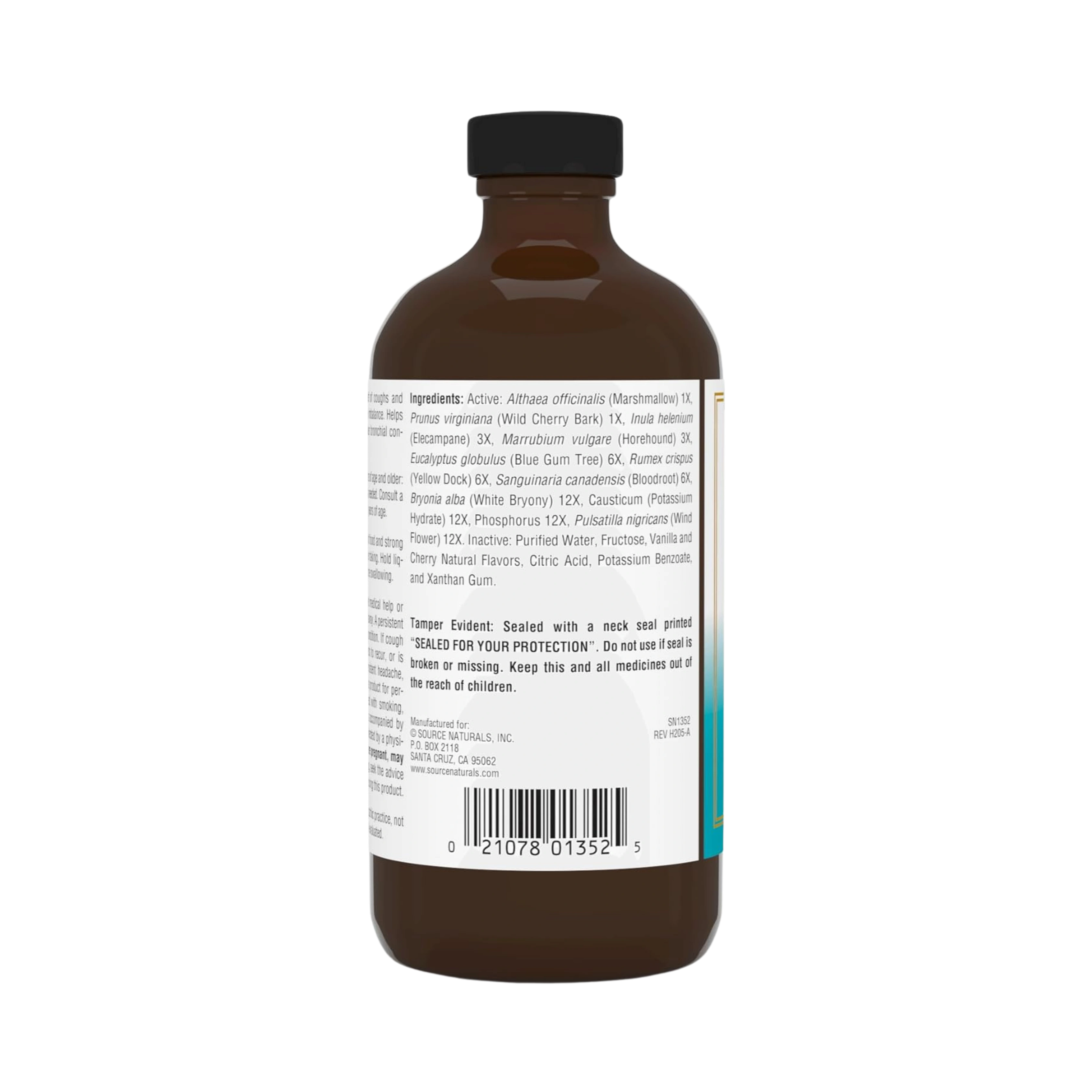 Source Naturals, Wellness Cough Syrup, 8 Oz Liquid